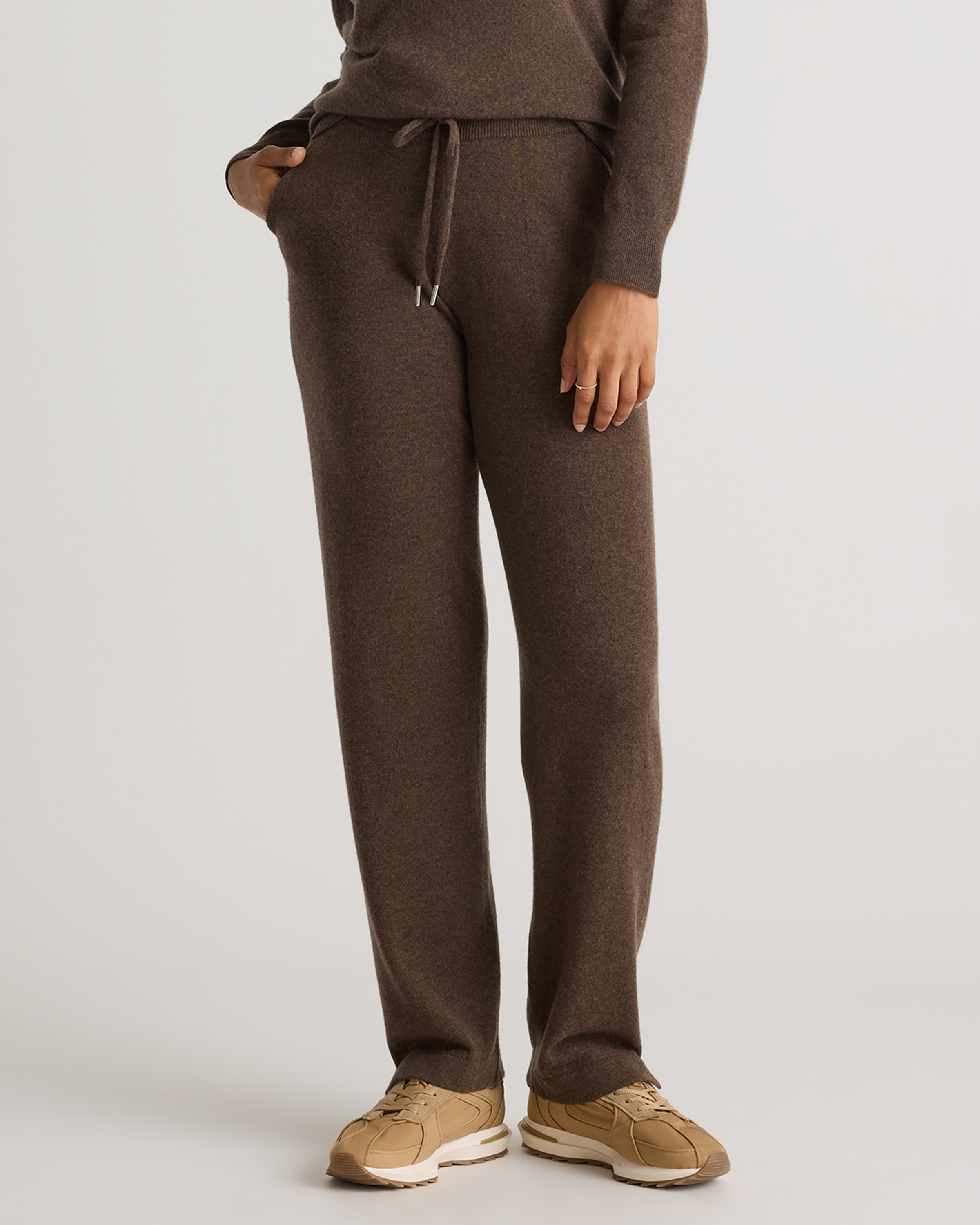 Mongolian Cashmere Straight Leg Pants