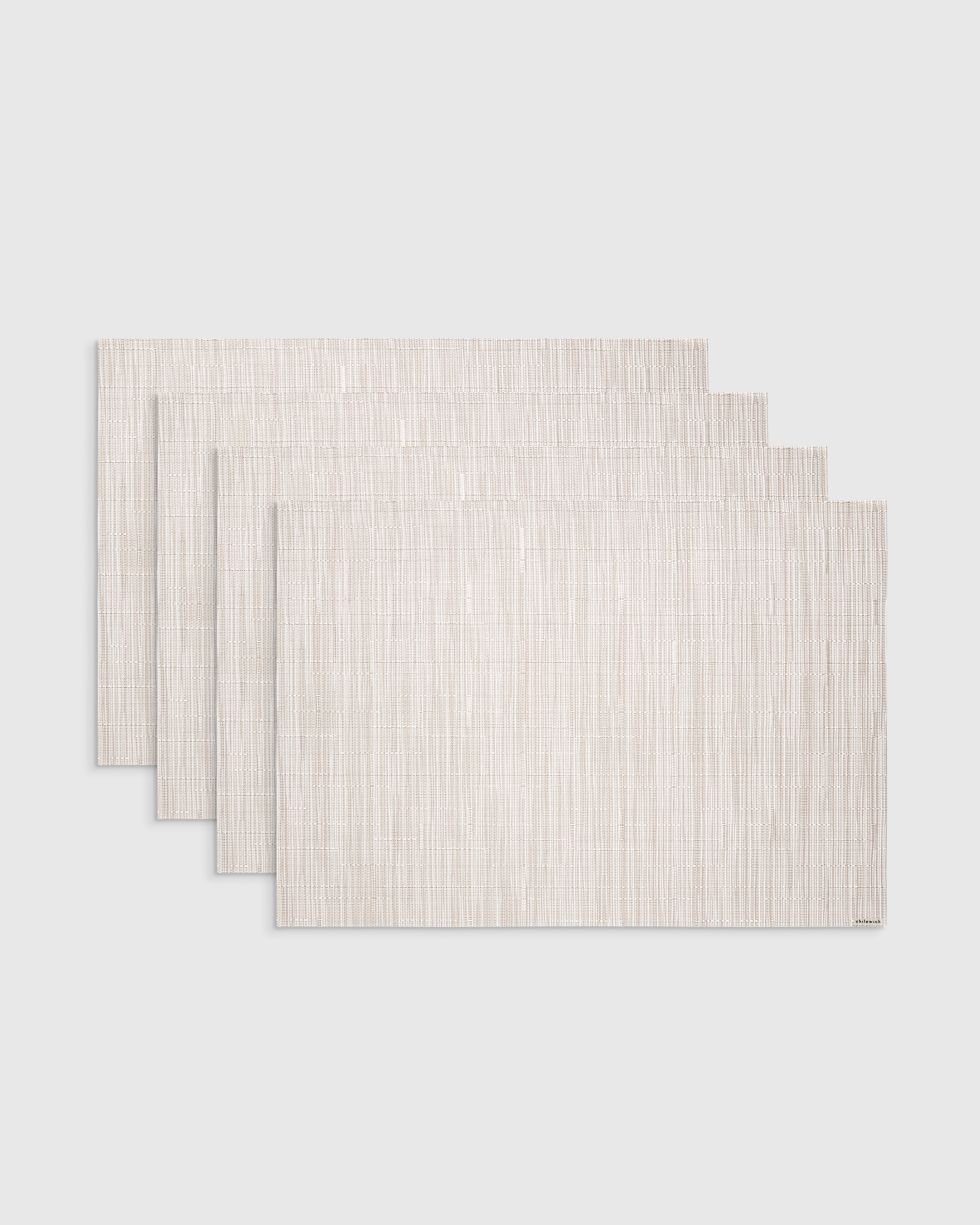 Chilewich Easy-Care Bamboo Rectangular Placemats, Set of 4 in Camel