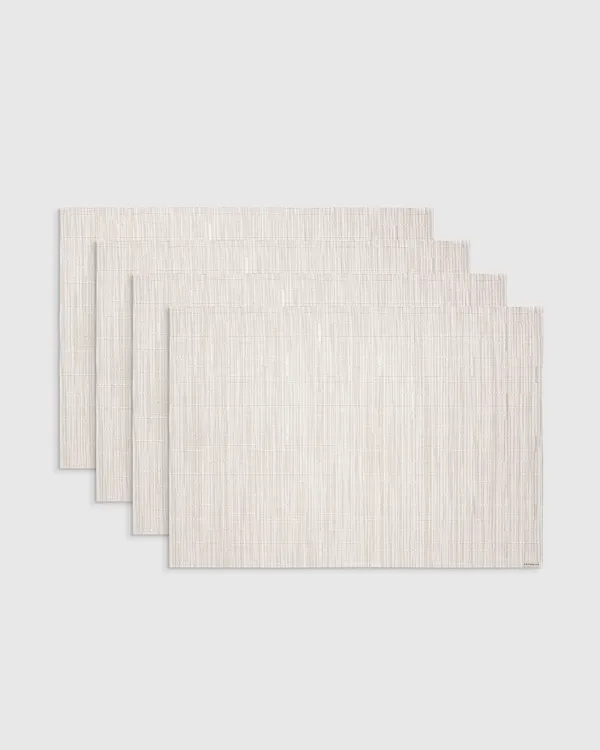 Bamboo Easy-Care Rectangular Placemat, Set of 4 by Chilewich