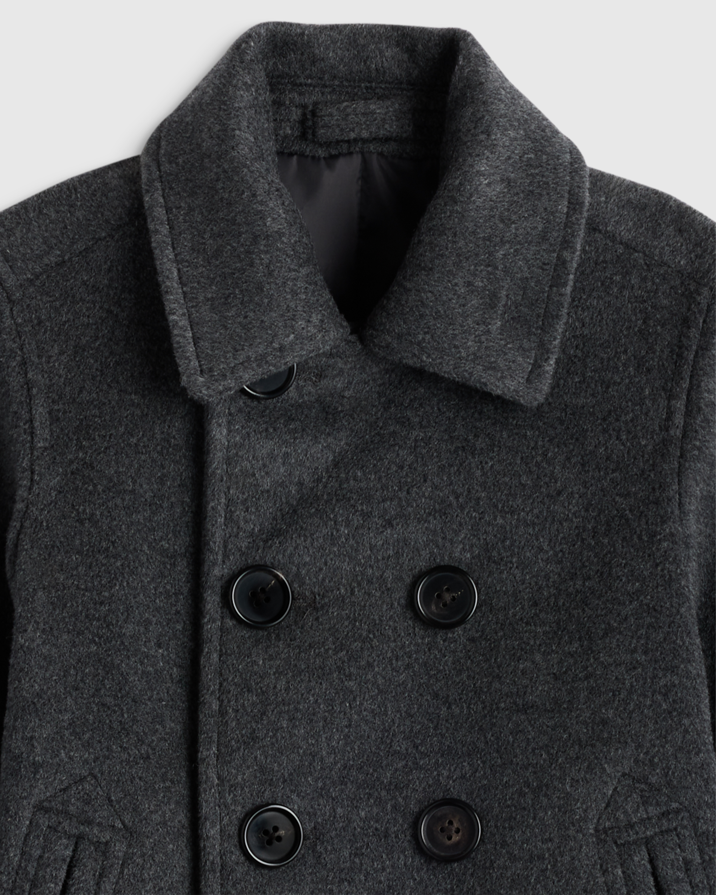 Boys Wool Cashmere Peacoat - Toddler Boy - thumbnail 2