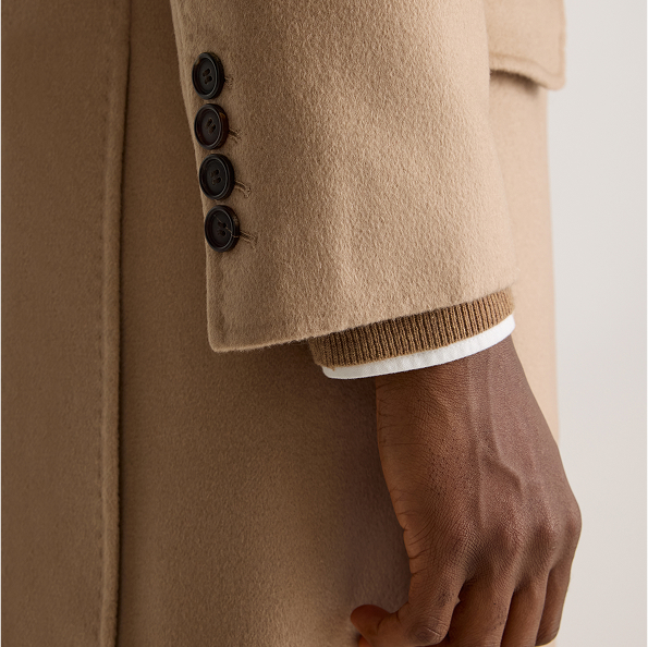 100% Mongolian Cashmere Double-Faced Overcoat