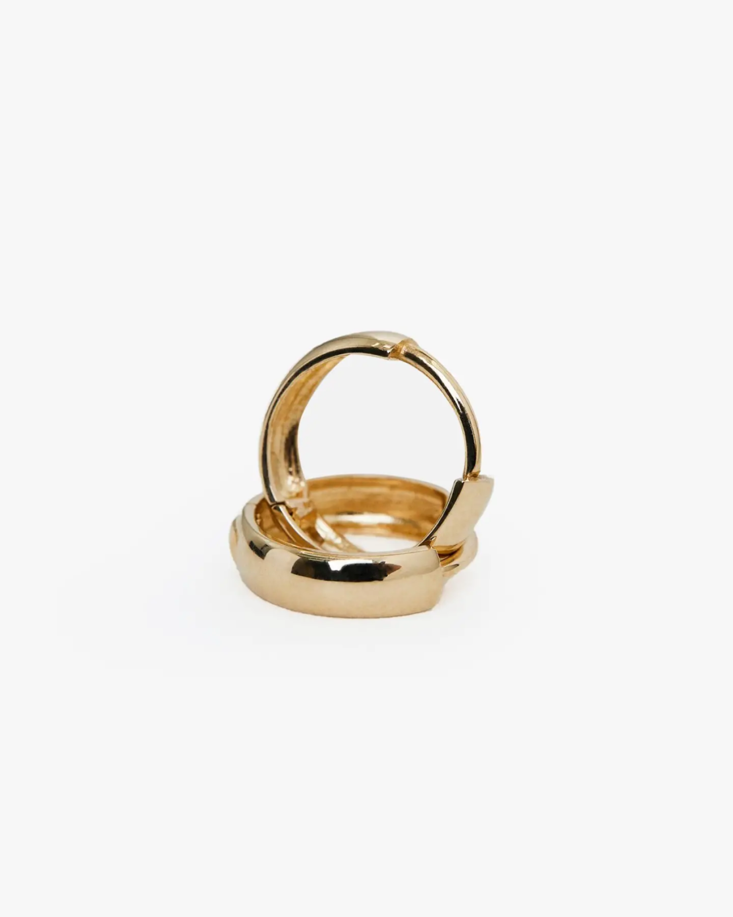 Pair With - Bold 14k Gold Hoops - Yellow Gold