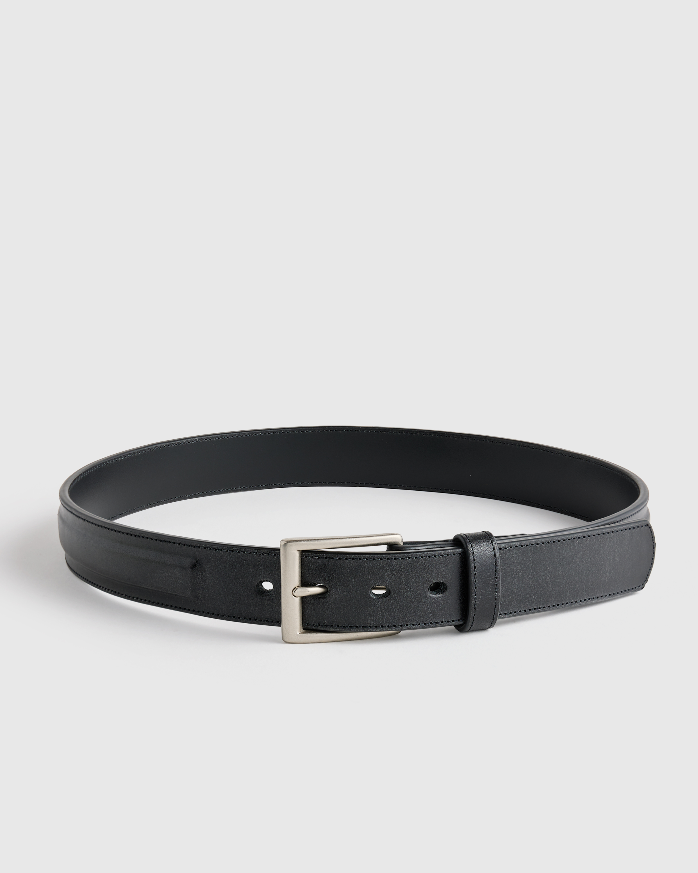 Leather contoure belt MADE TO ORDER Razia | Contoured Buckle Leather Belt  main image 2