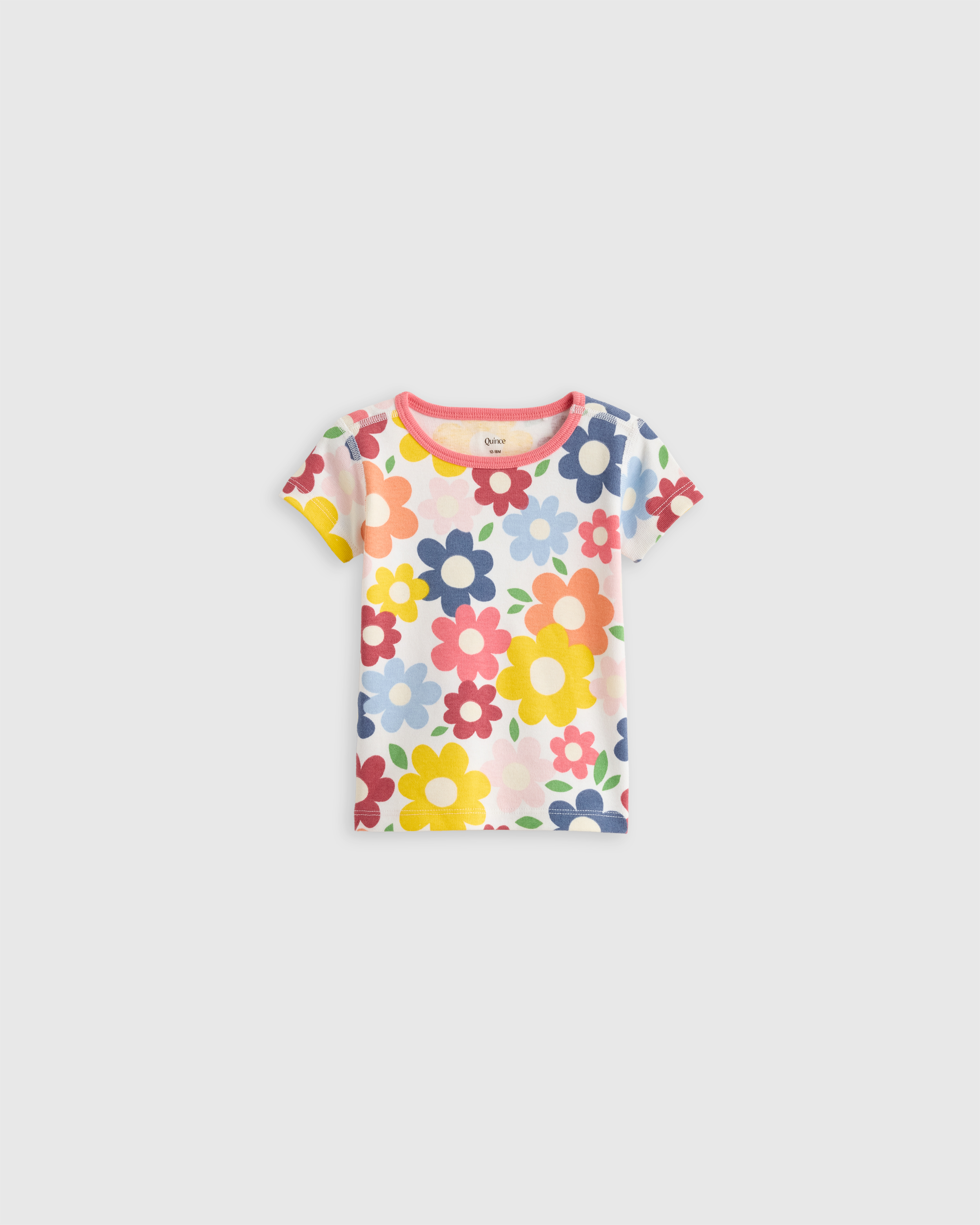 100% Organic Cotton Short Sleeve and Pant Pajama Set - thumbnail 8