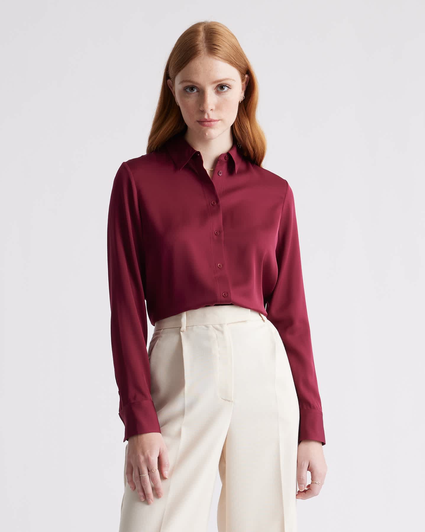 Washable Silk Blouses for Women Quince