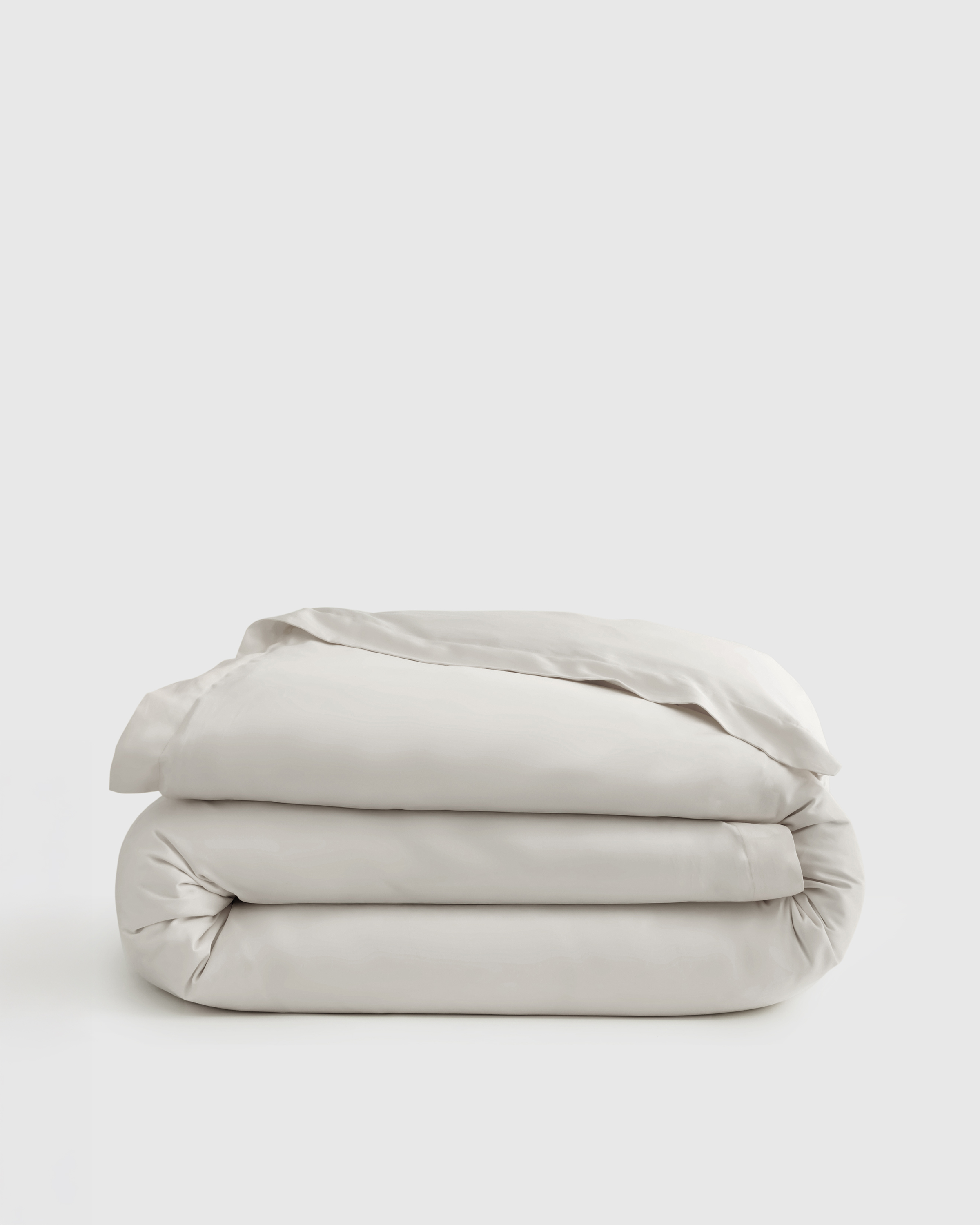 Signature Giza Cotton Sateen Duvet Cover in White