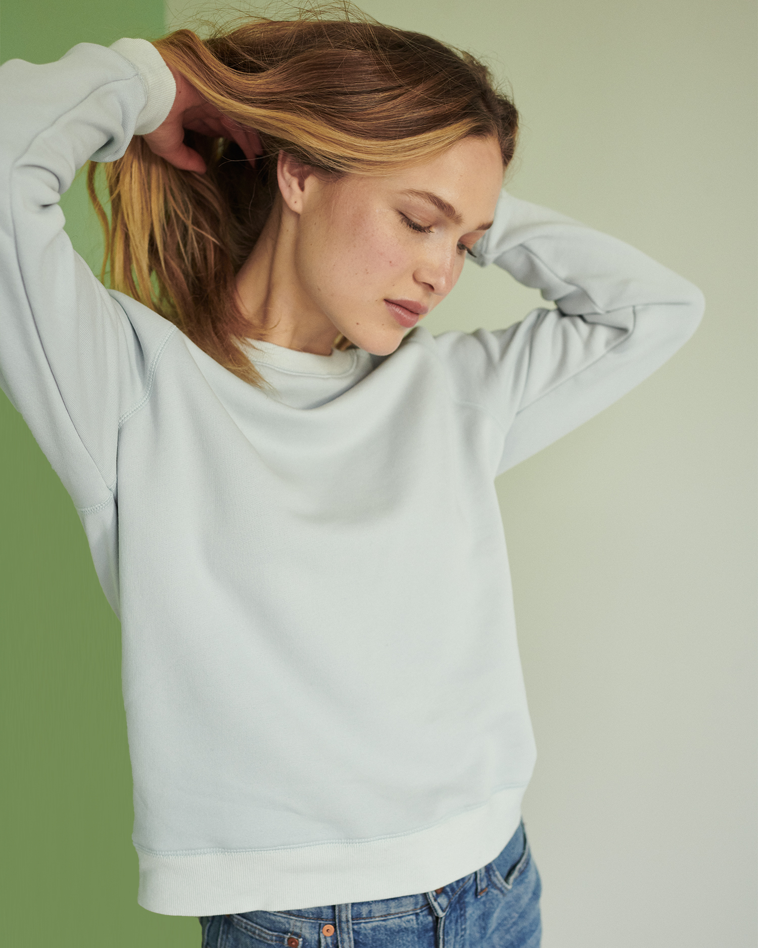 french terry sweatshirt womens