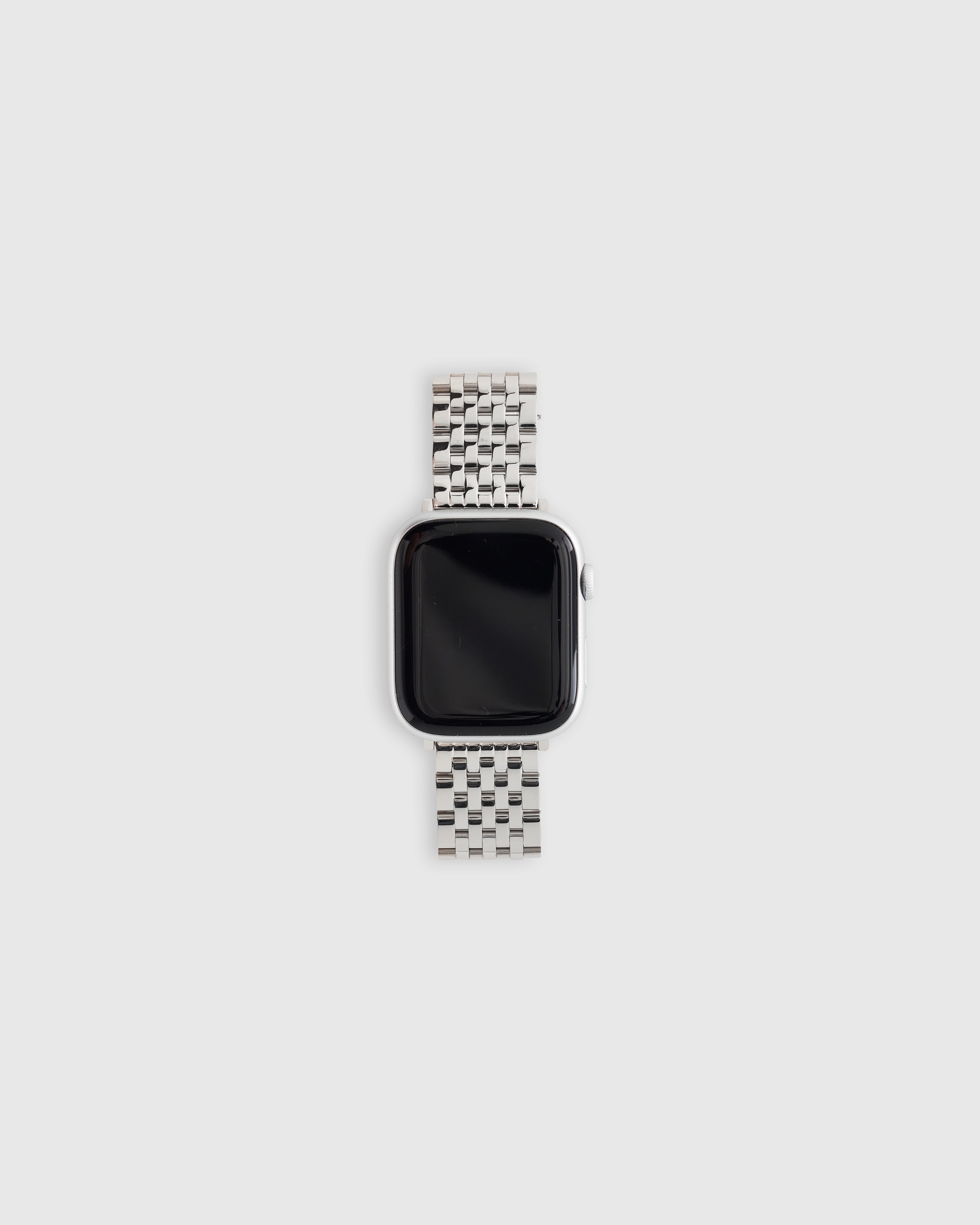 Quince Stainless Steel Bracelet Apple Watch Band In Silver