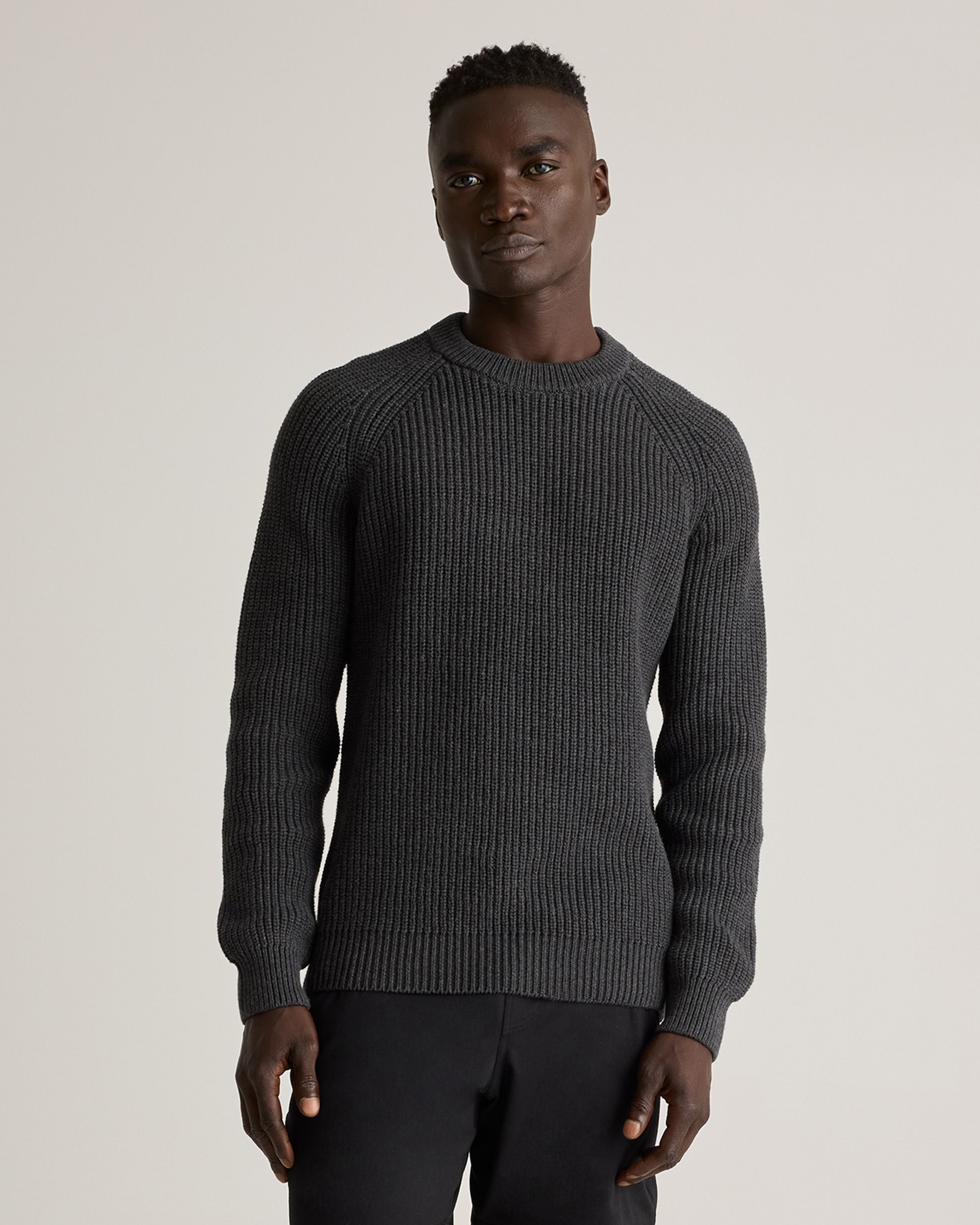 100% Organic Cotton Fisherman Crew Sweater