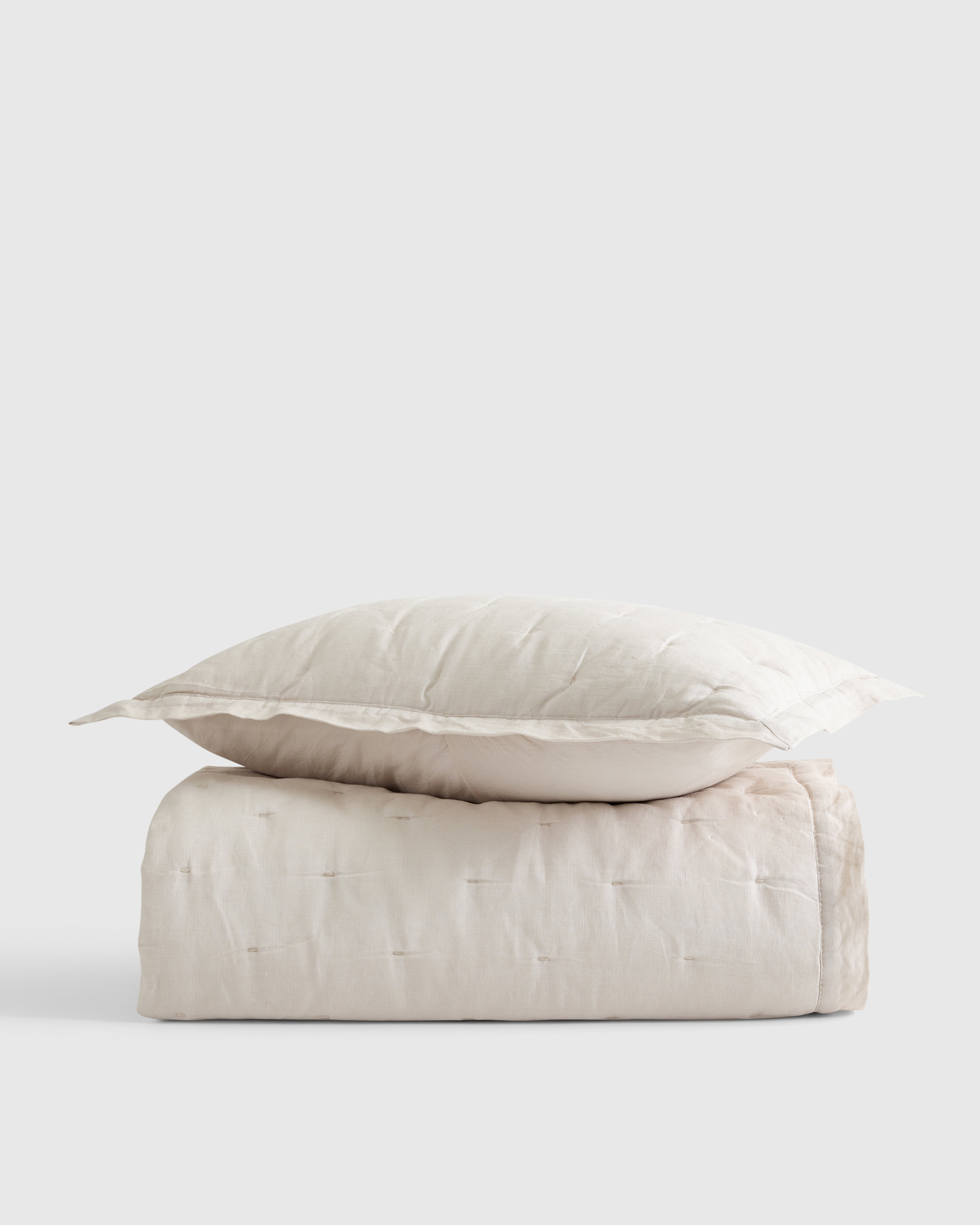 European Linen Toddler Dream Quilt & Sham Set