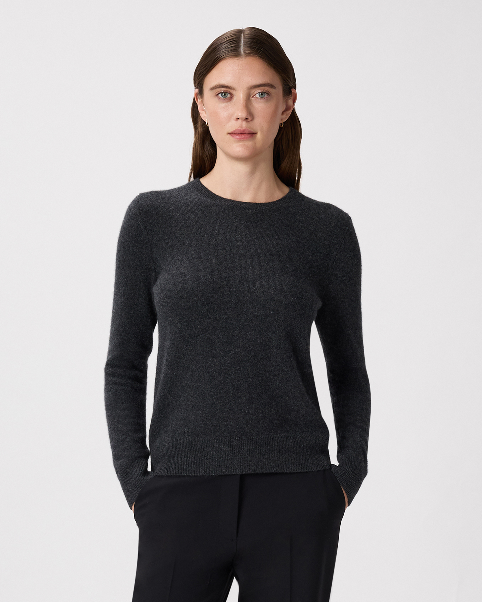 Mongolian Cashmere Crewneck Sweater