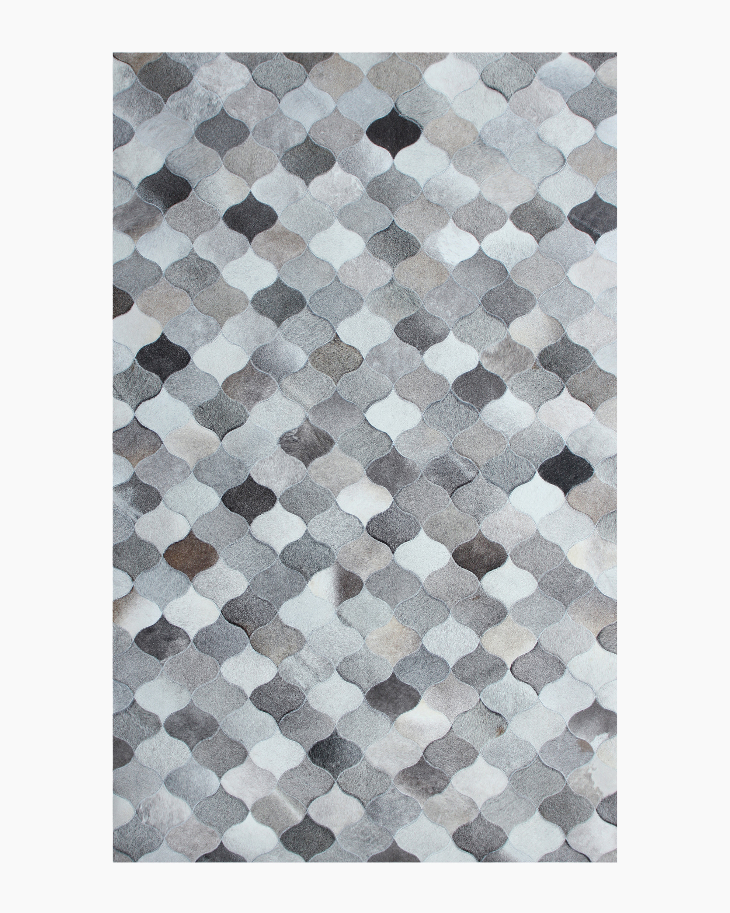 Trellis Hair on Hide Rug