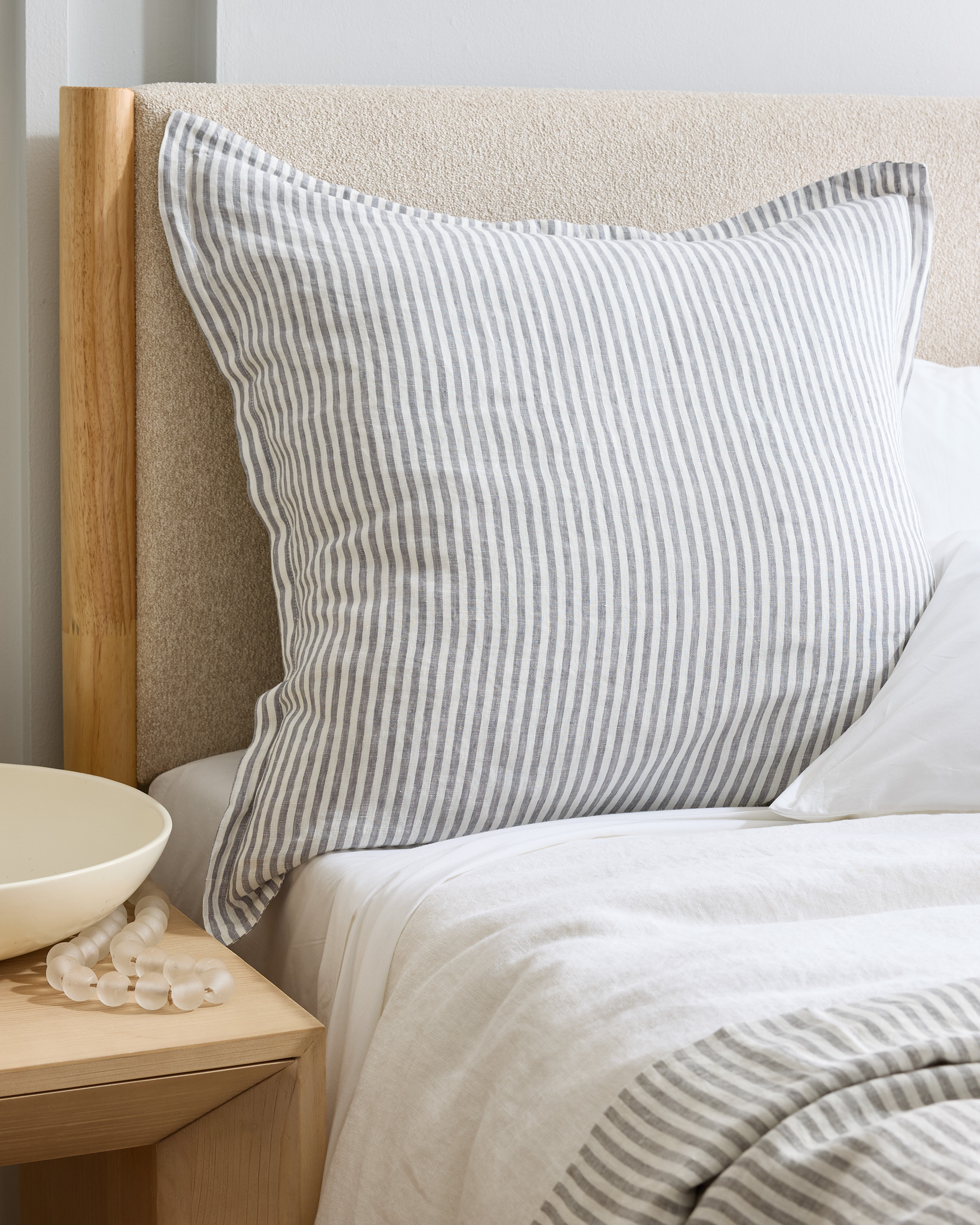 European Linen Stripe Euro Sham - thumbnail 8