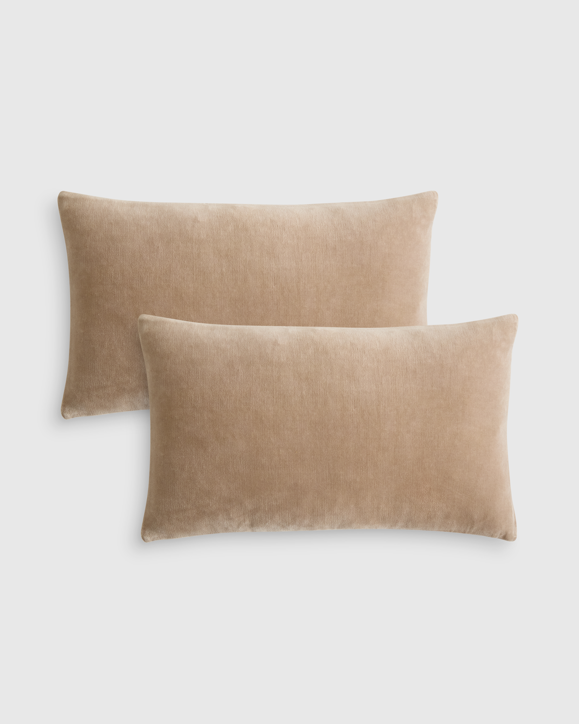 Classic Cotton Velvet Pillow Cover (Set of 2) in Chestnut