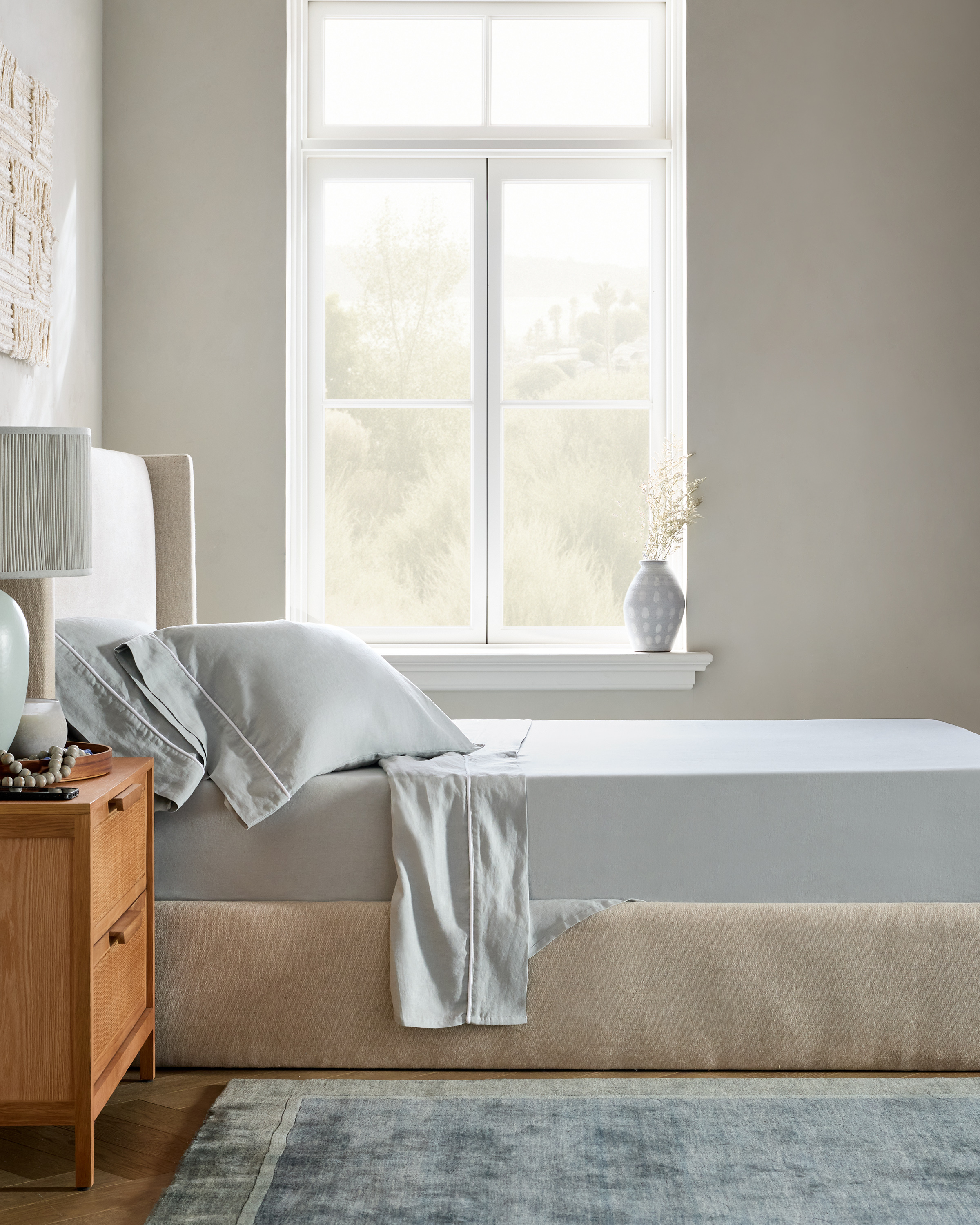 European Linen Piped Sheet Set - thumbnail 10