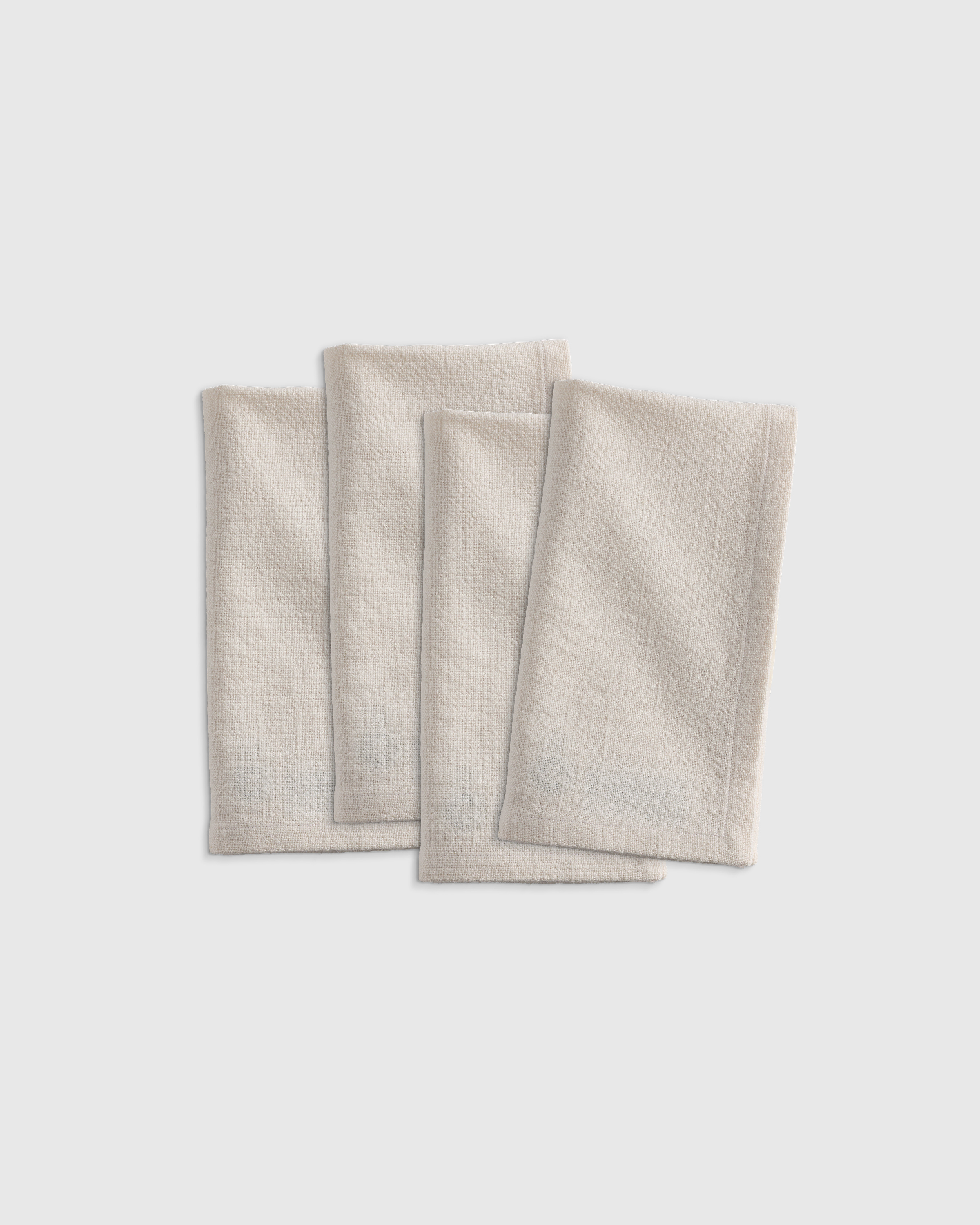 Organic Cotton Napkins - Warm White