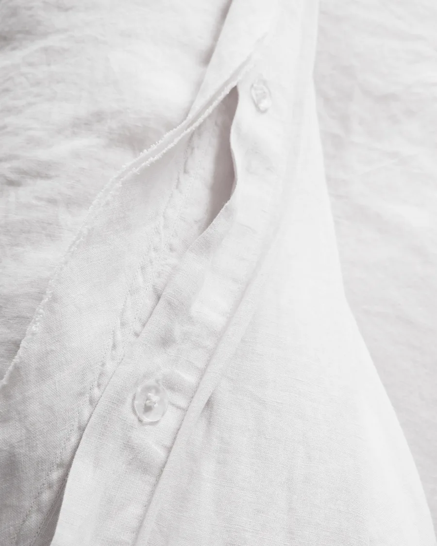 LinenDoubleFlangeDuvetSet White 559 2