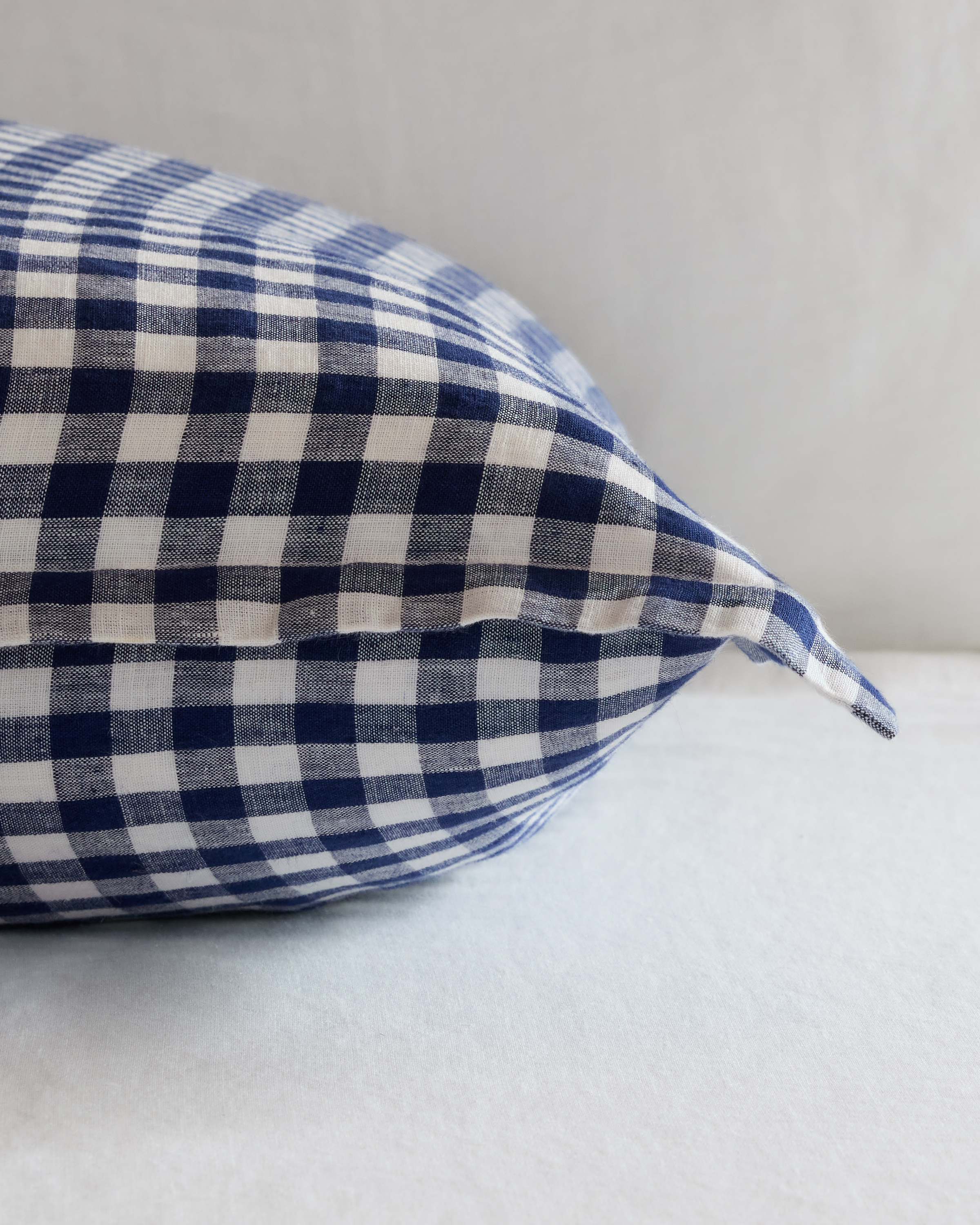 European Linen Gingham Euro Sham - thumbnail 9