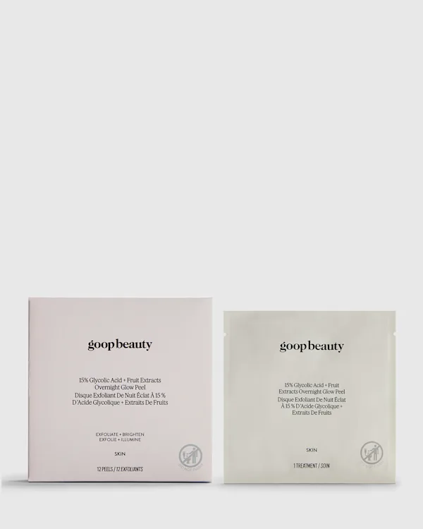 15% Glycolic Acid Overnight Glow Peel 12-Pack by goop Beauty