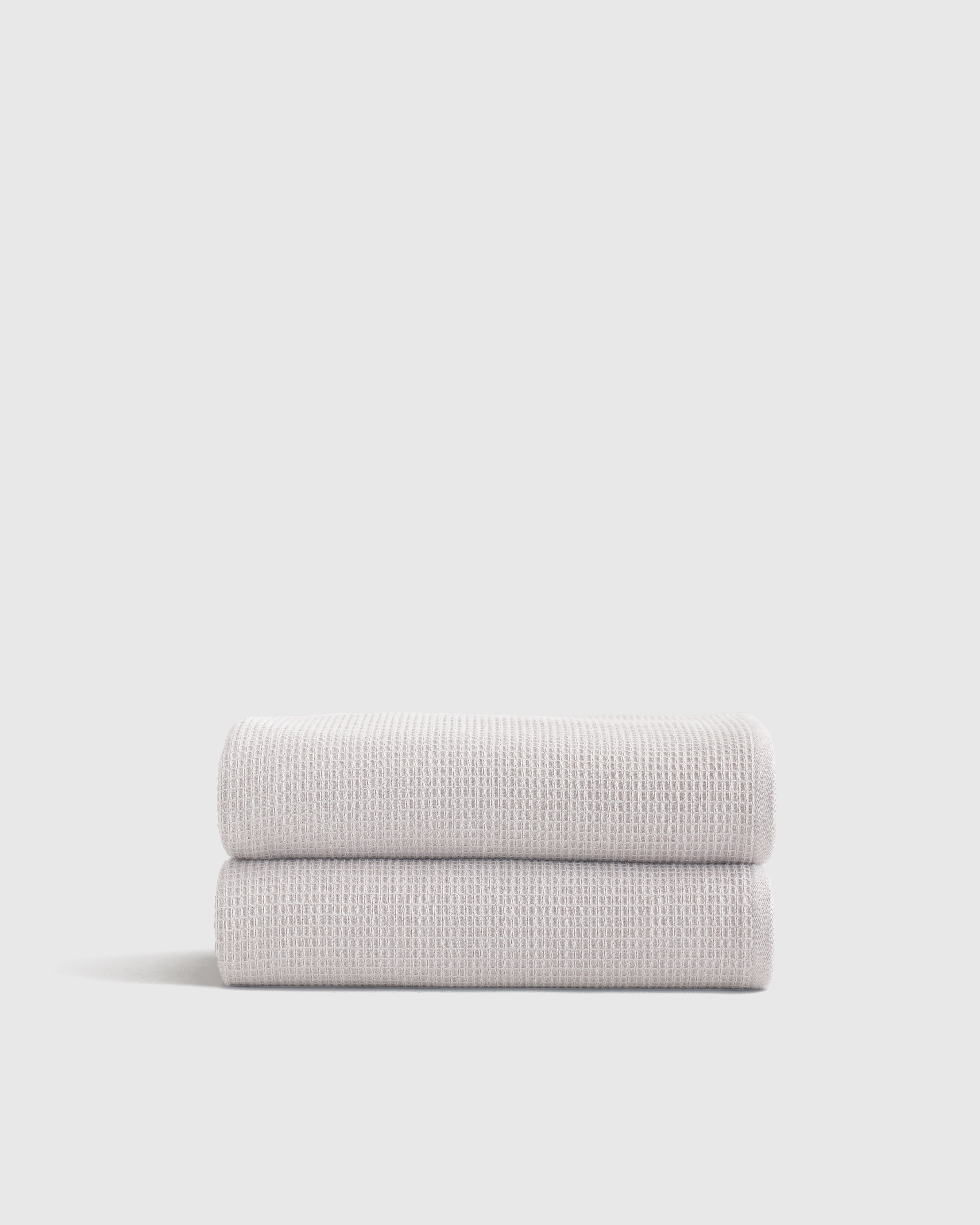 Turkish Waffle Terry Bath Towel (Set of 2) in White