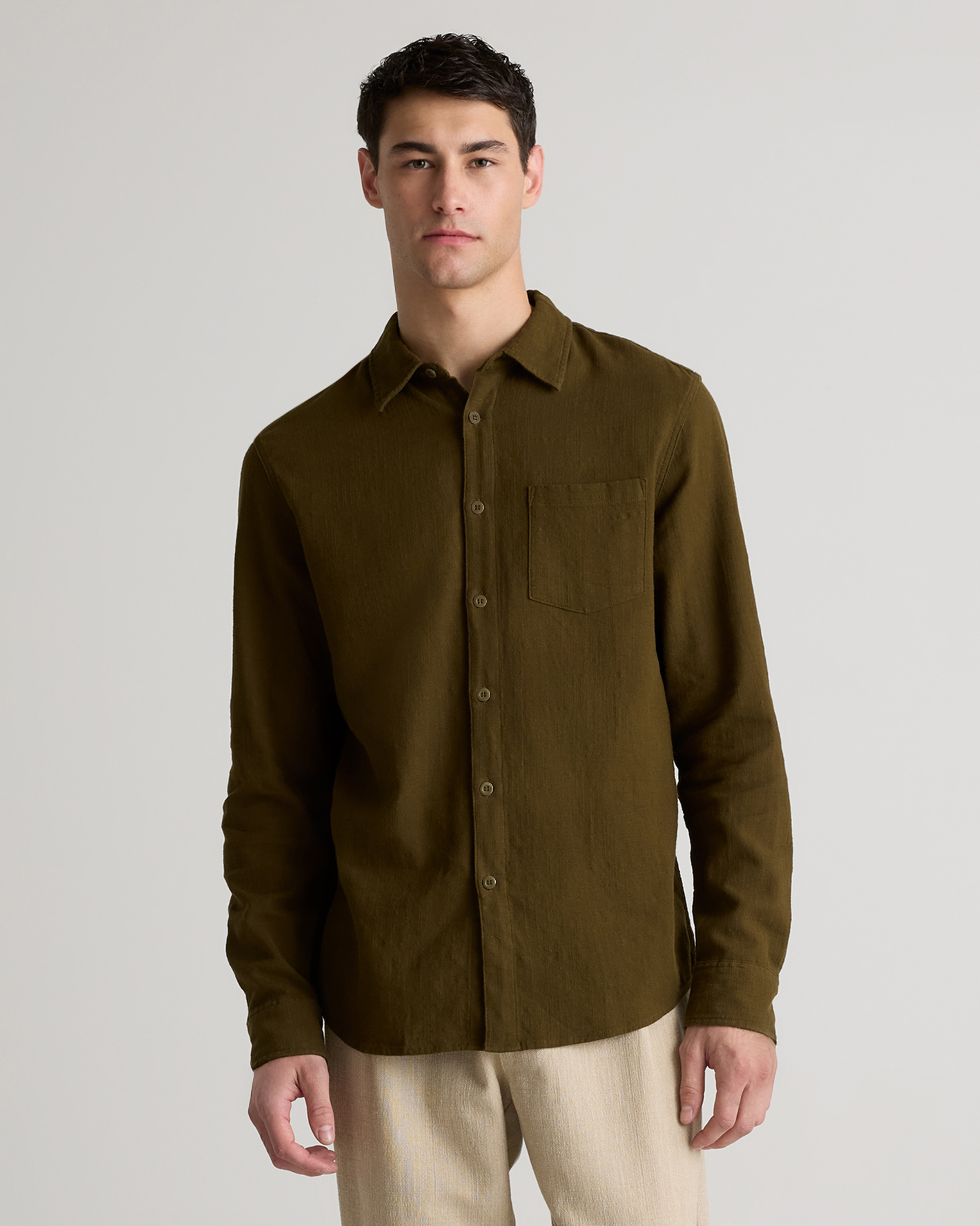 Organic Cotton Stretch Selvage Shirt