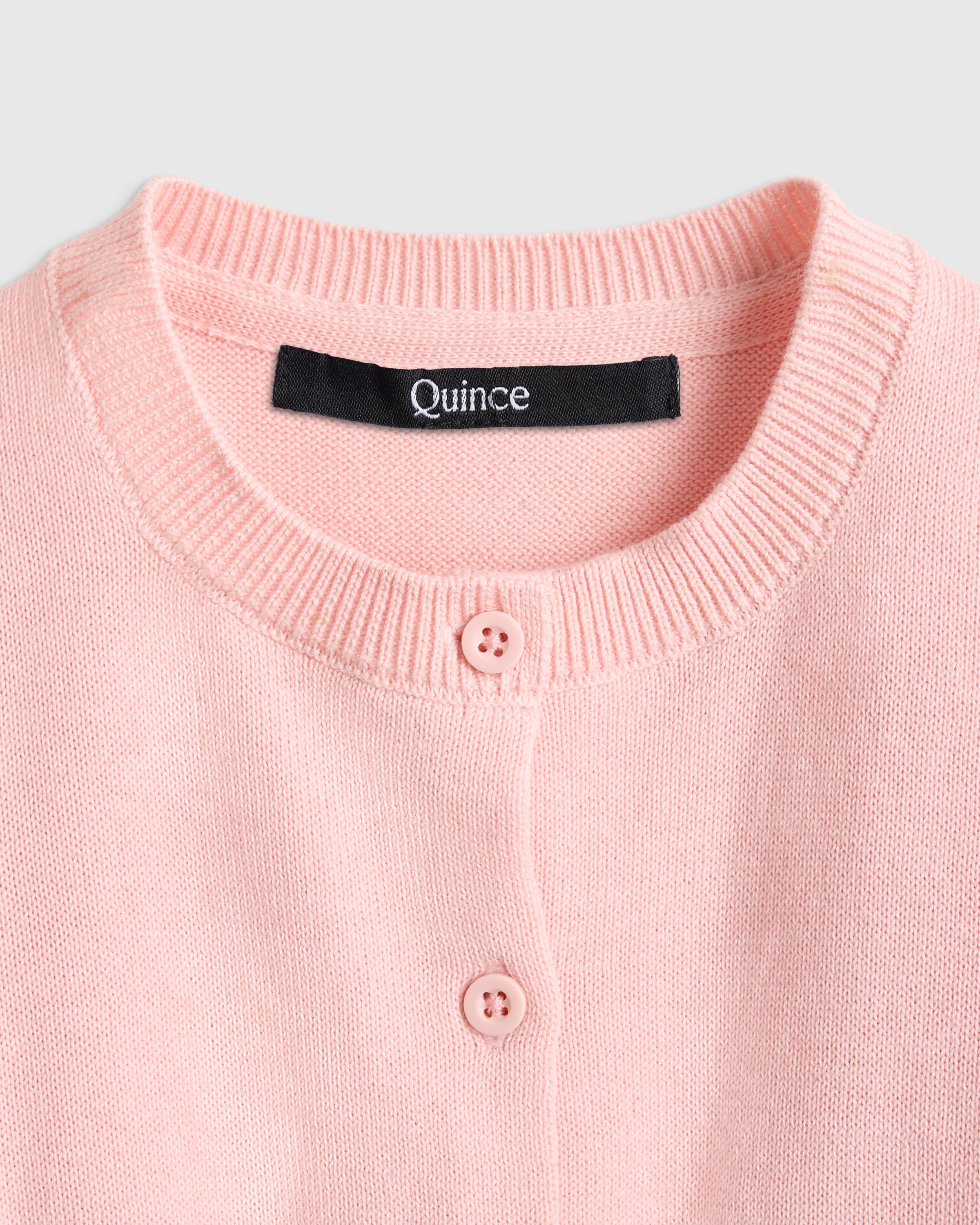 100% Organic Cotton Crewneck Cardigan - thumbnail 5