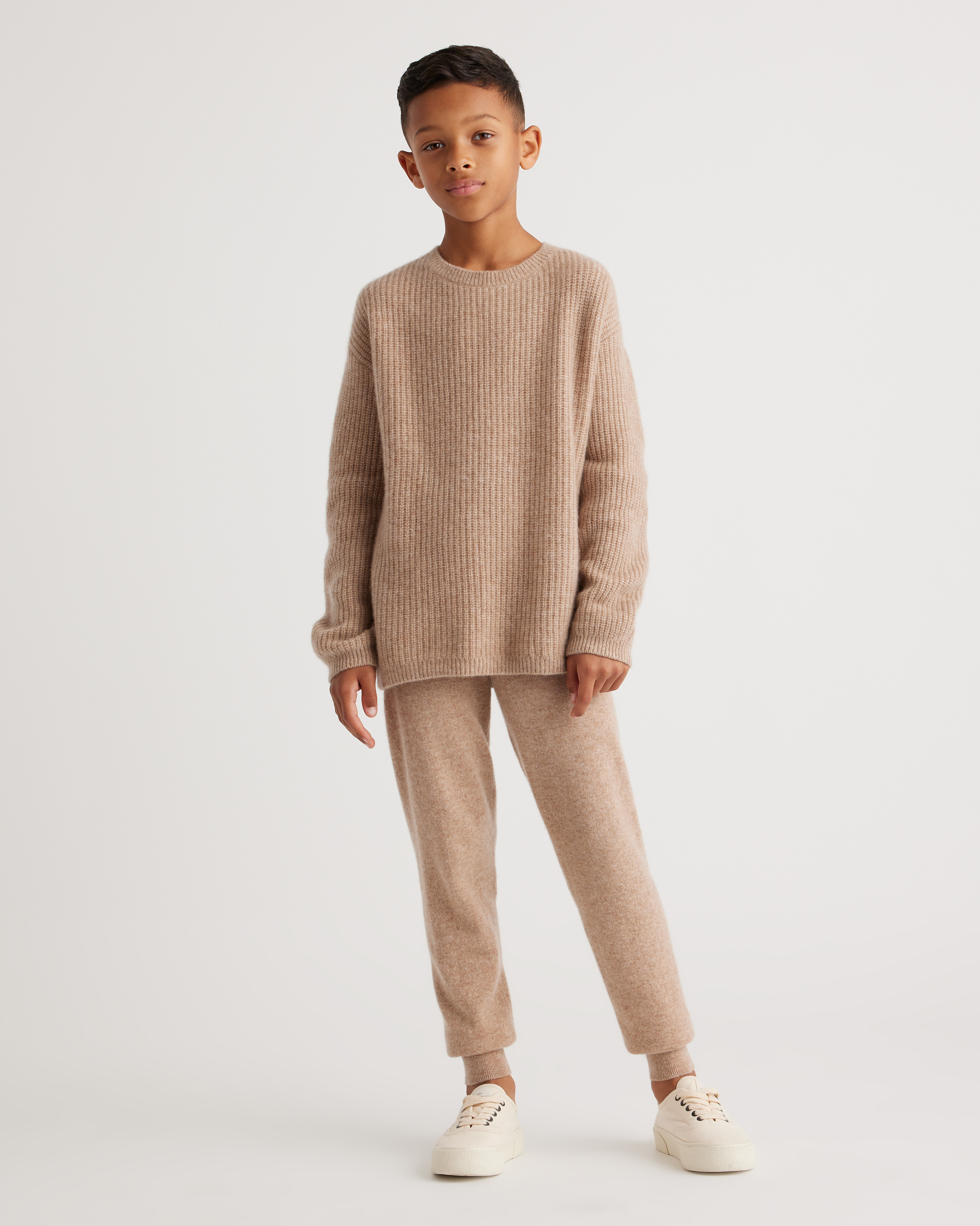 Mongolian Cashmere Fisherman Tunic Sweater - Kid - thumbnail 5