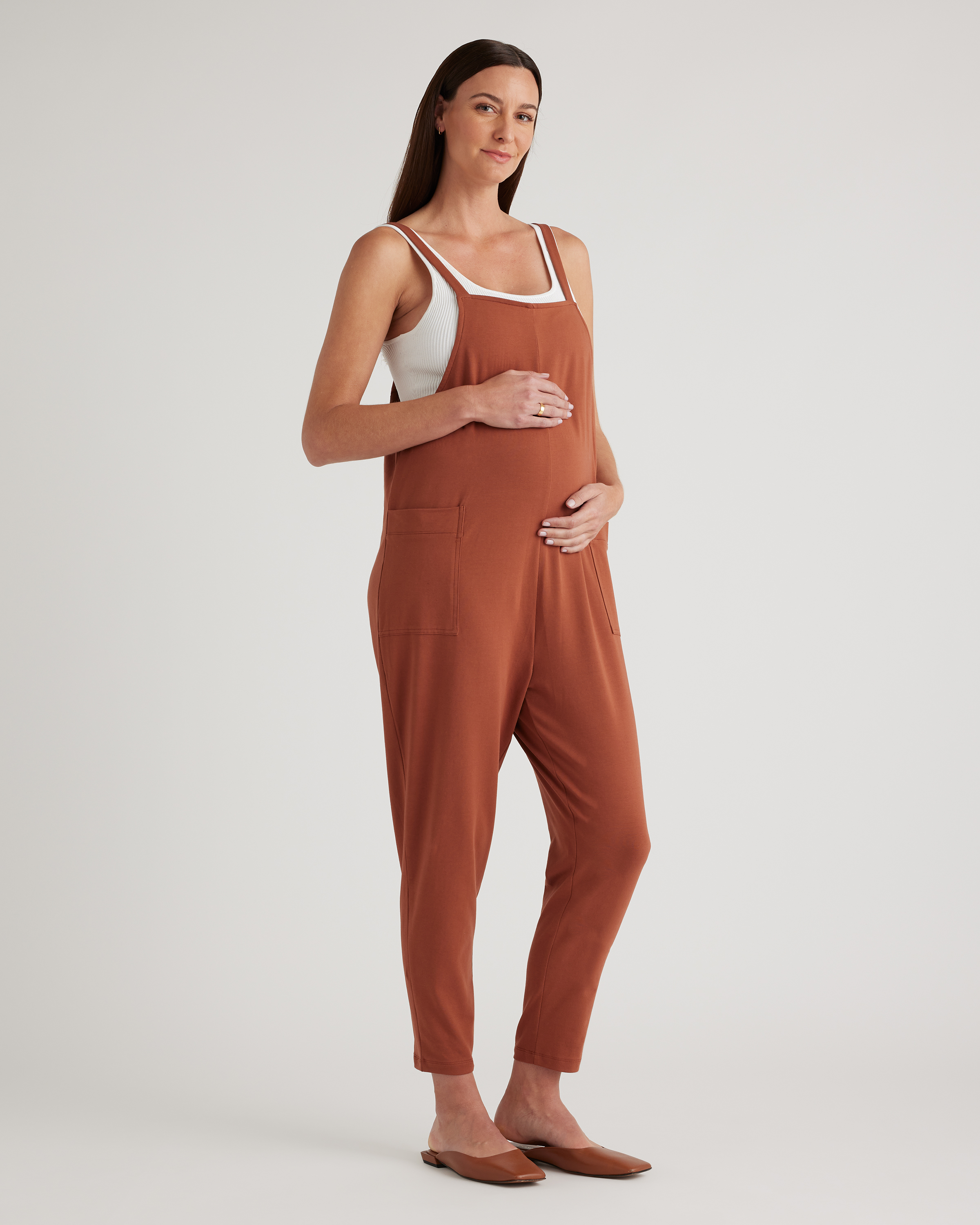 Pyjamas, Maternity & Nursing Special - terracotta, Maternity