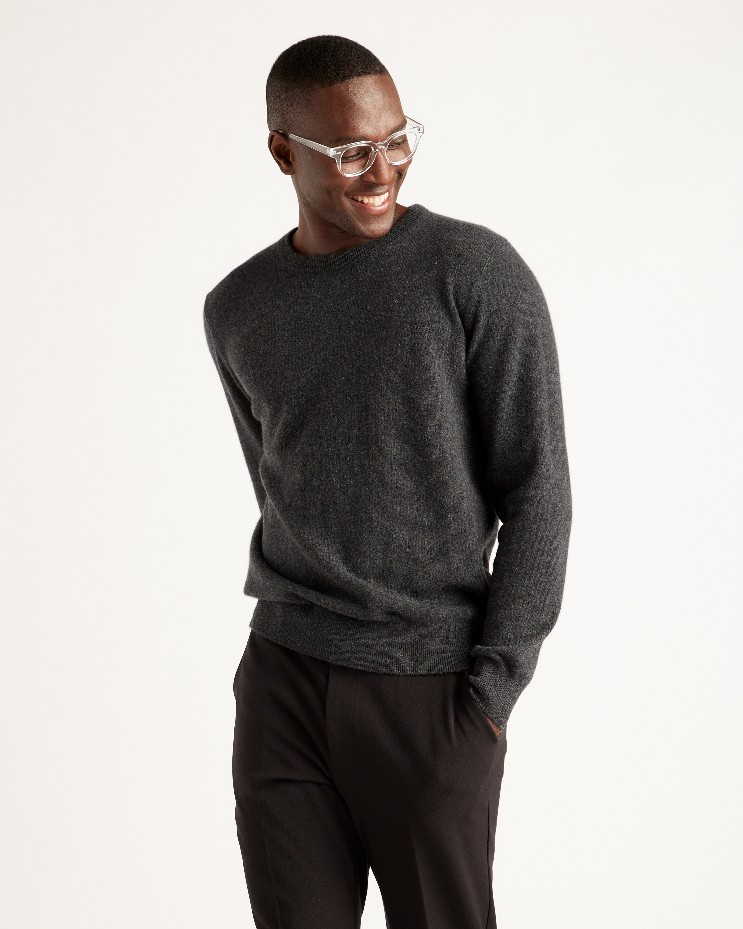 Mongolian Spring Cashmere Crewneck Sweater