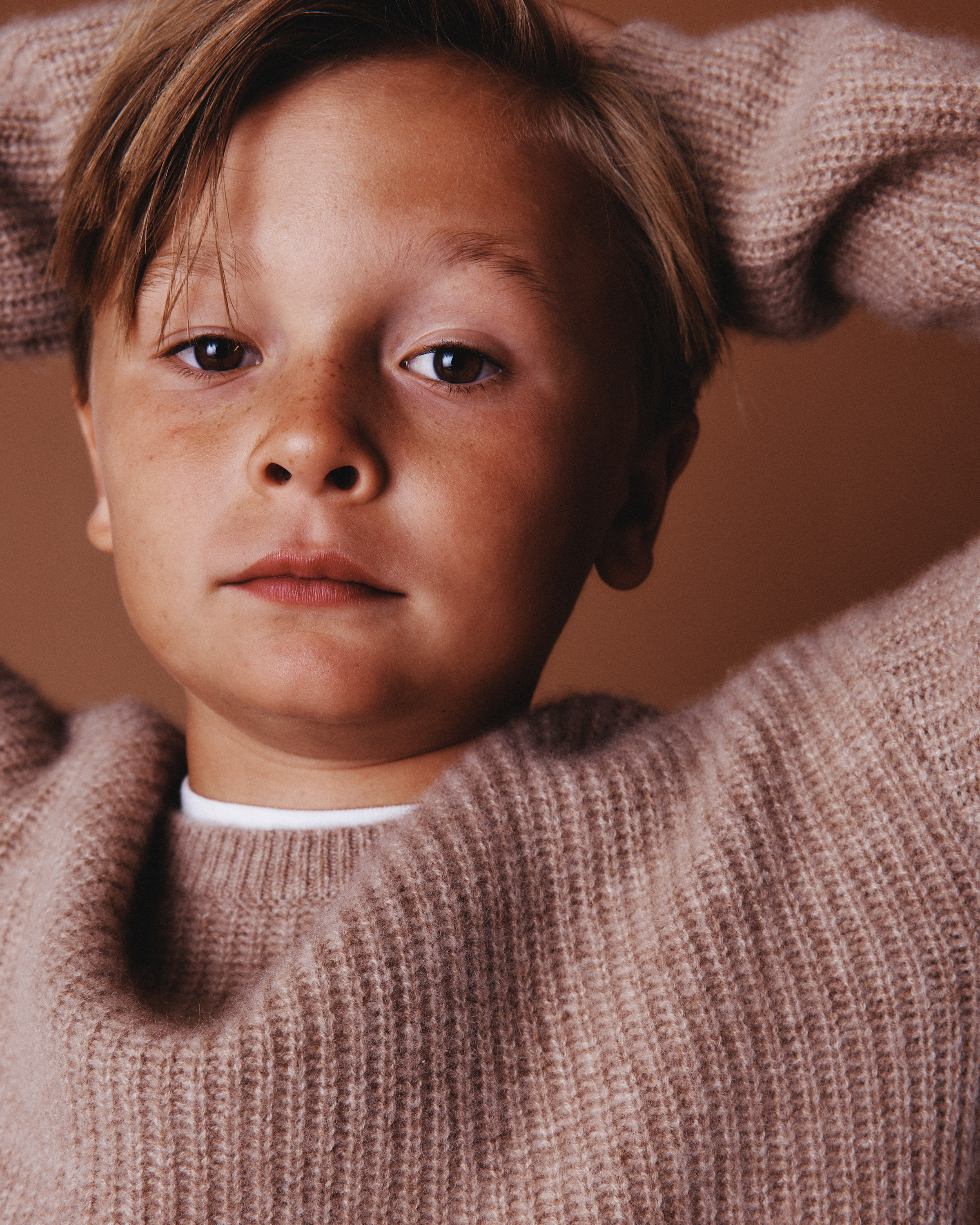 Mongolian Cashmere Fisherman Tunic Sweater - Kid - thumbnail 3