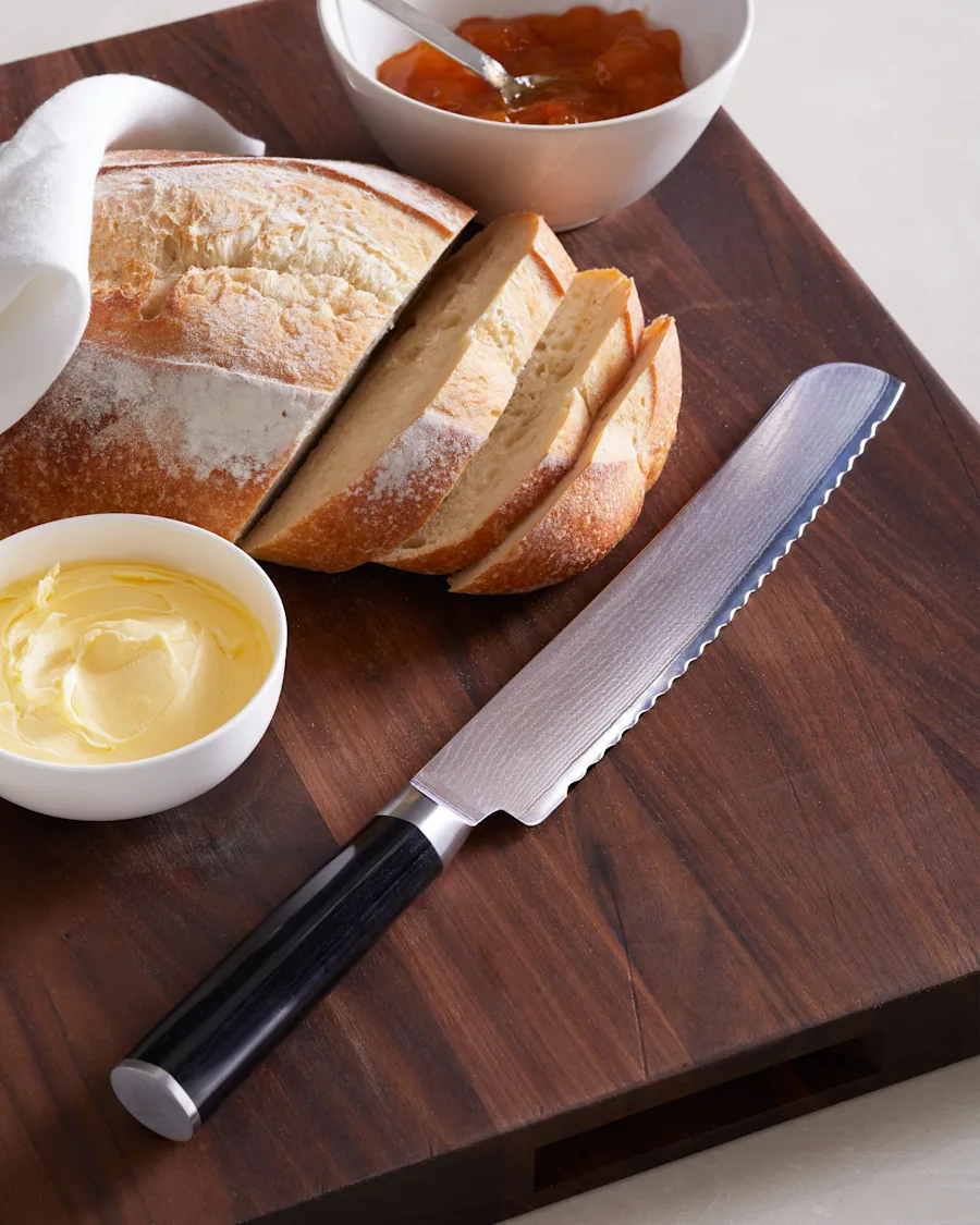 Knife DamascusBread 022