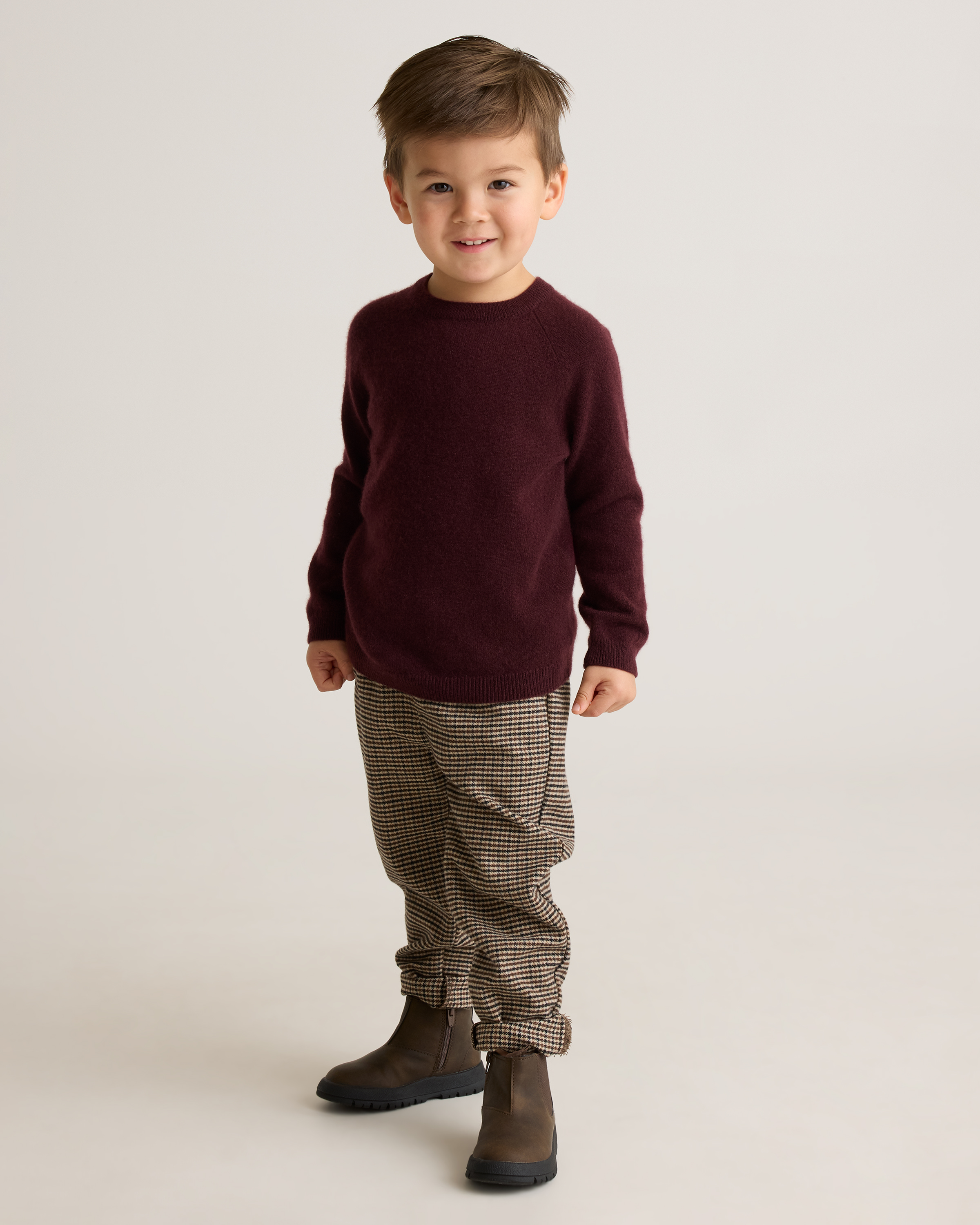 Mongolian Cashmere Crewneck Sweater - Toddler - thumbnail 7