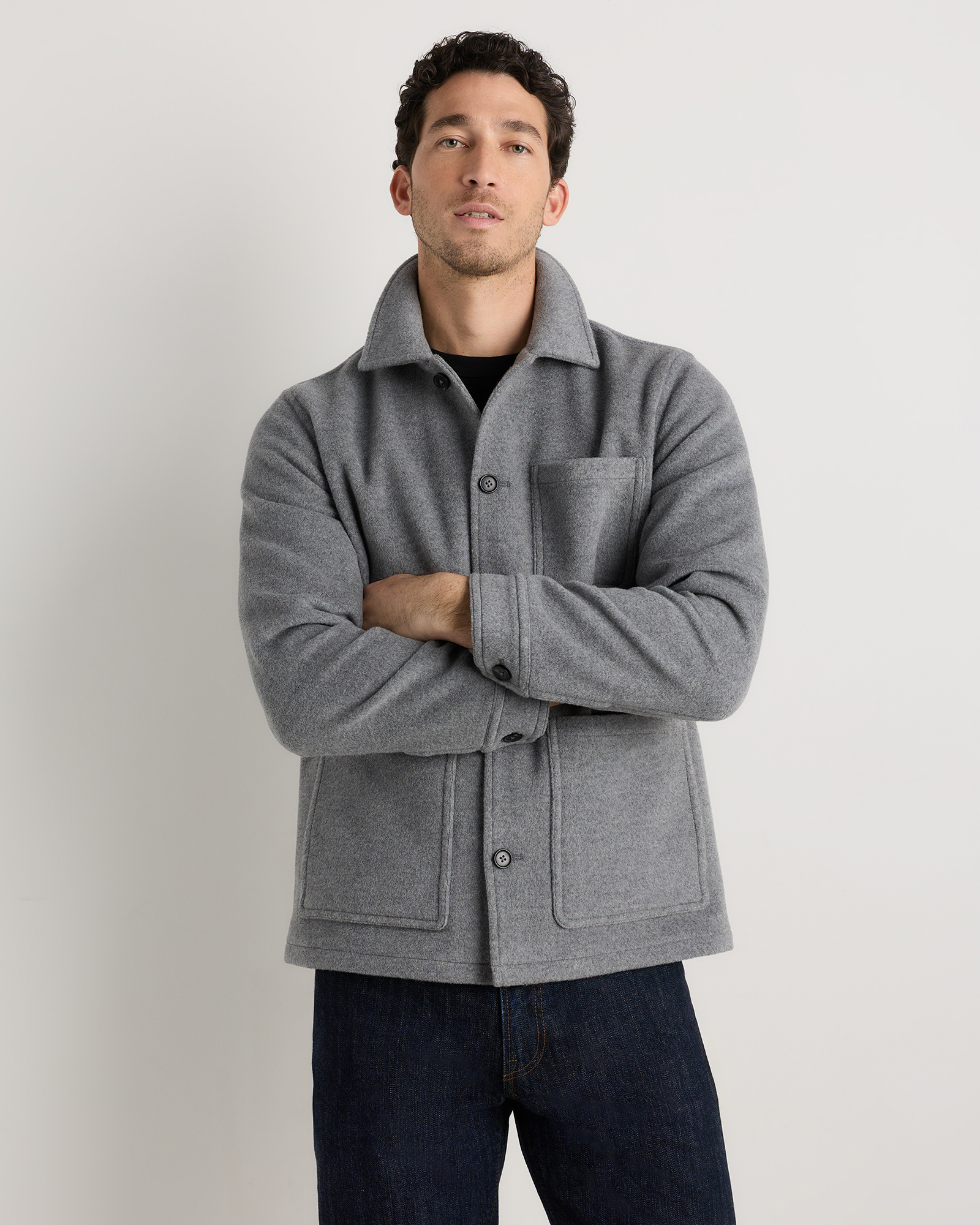 Wool Cashmere Chore Jacket