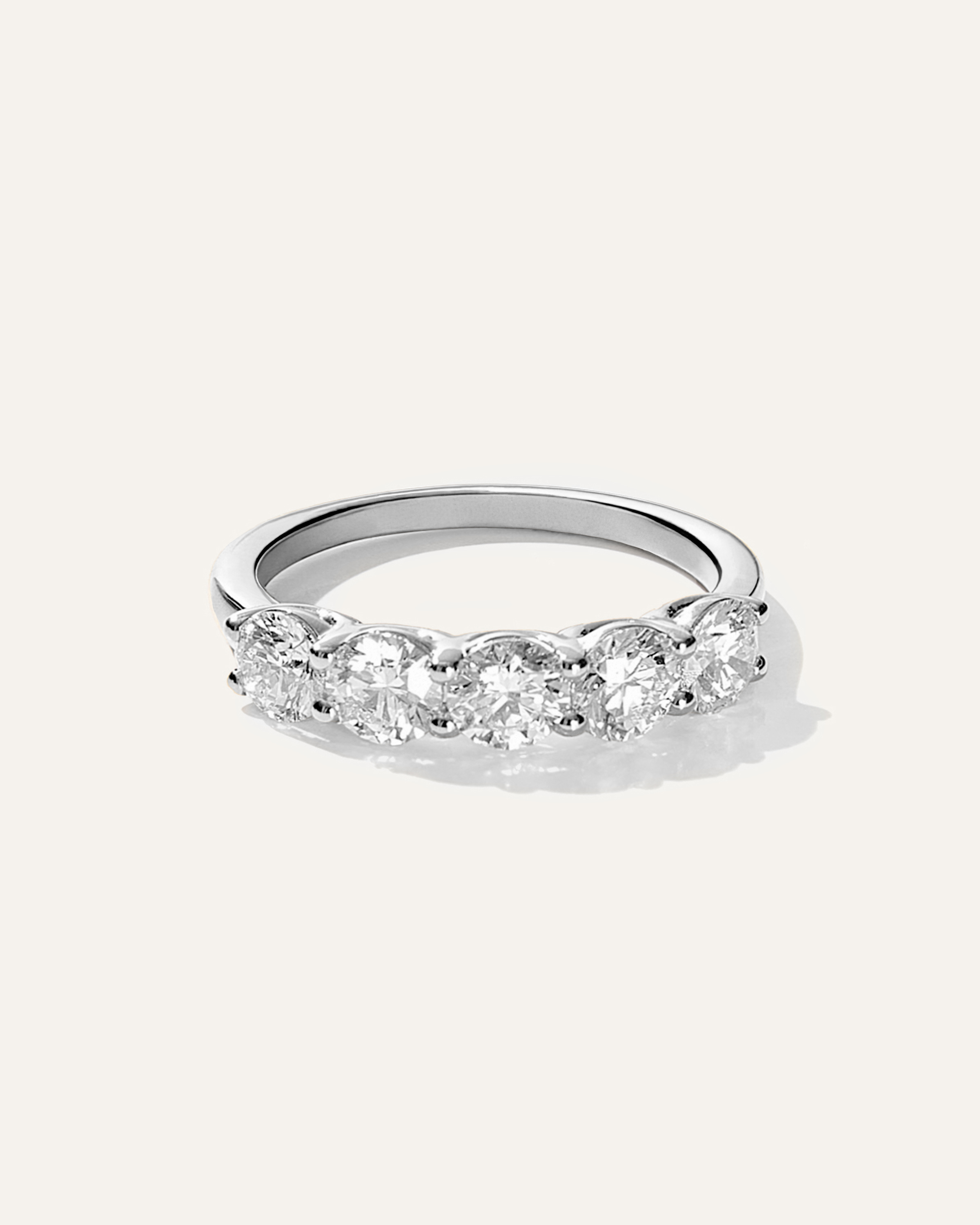 Lab Grown Diamond Five Stone Band