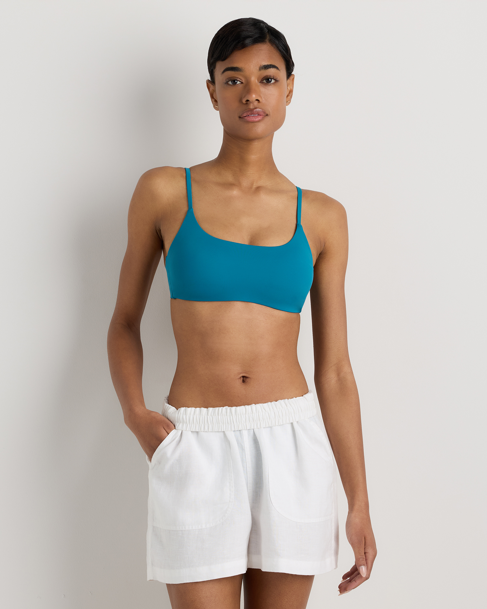 Italian Scoop Neck Bikini Top