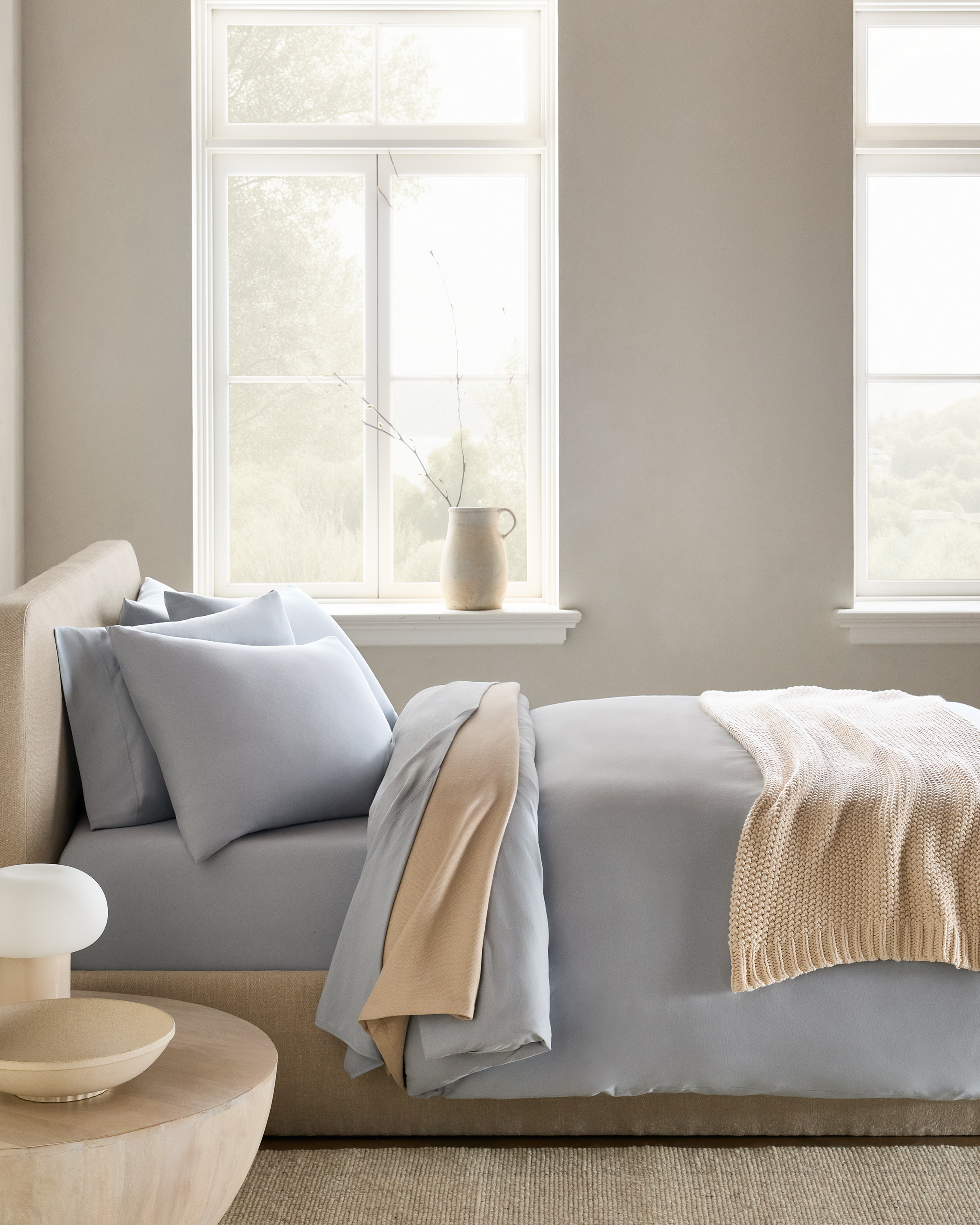 Organic Jersey Duvet Cover Set - thumbnail 4