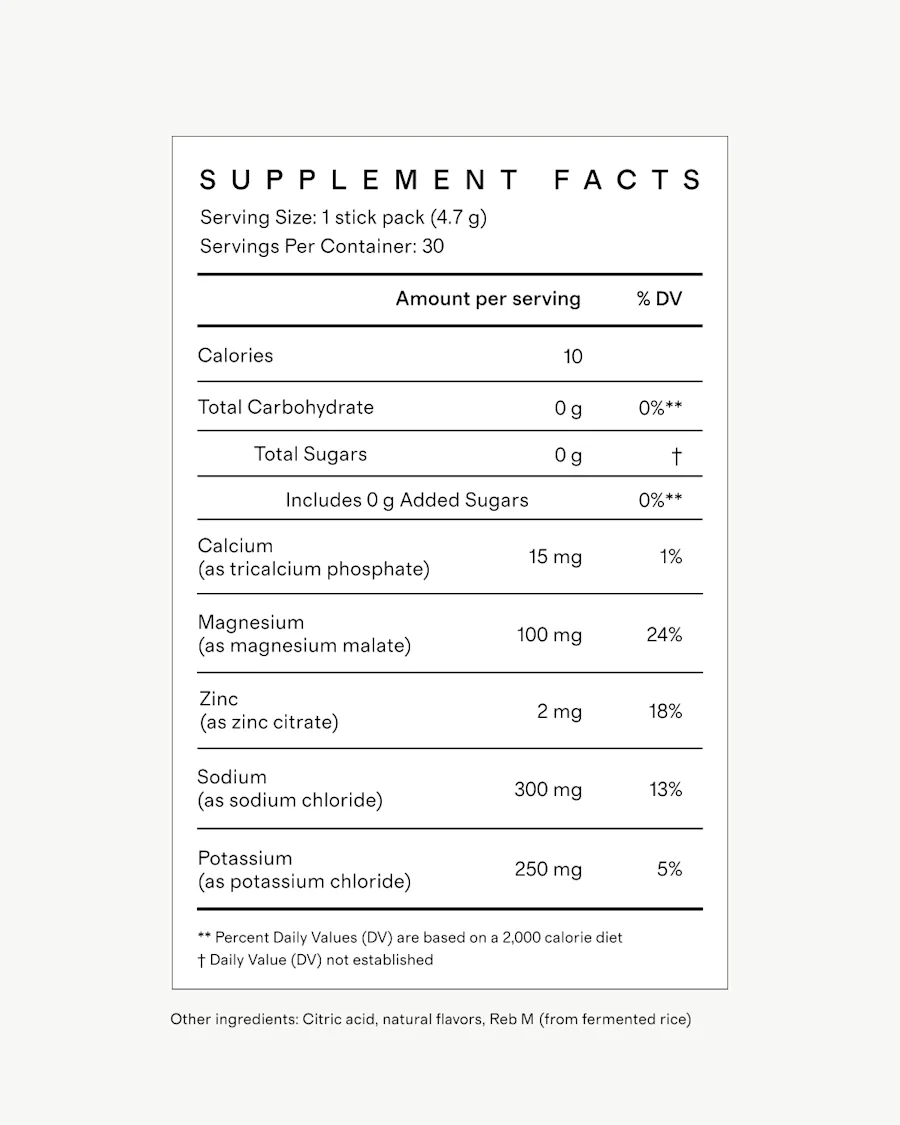 supplement facts