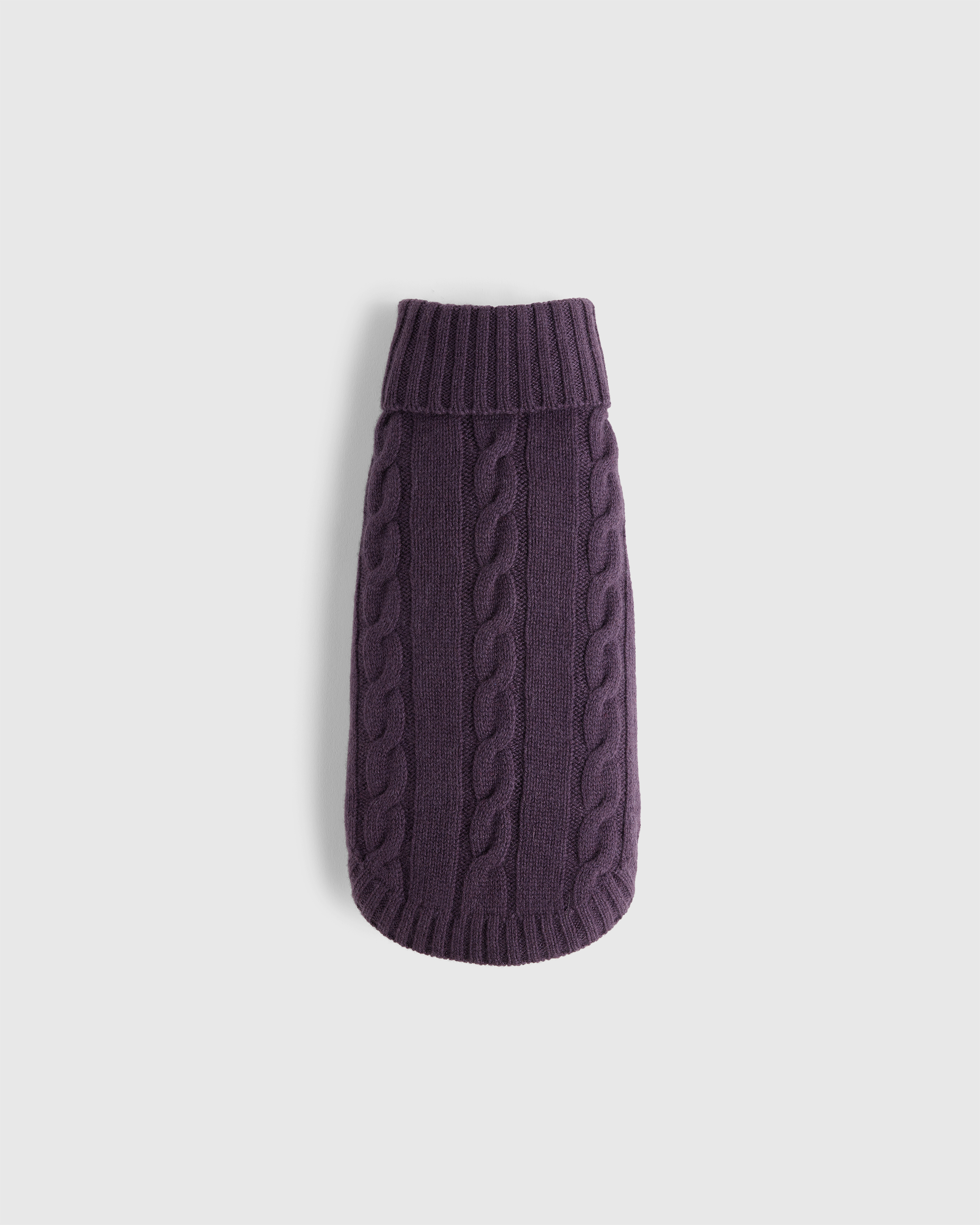 Mongolian Cashmere Cable Knit Dog Sweater