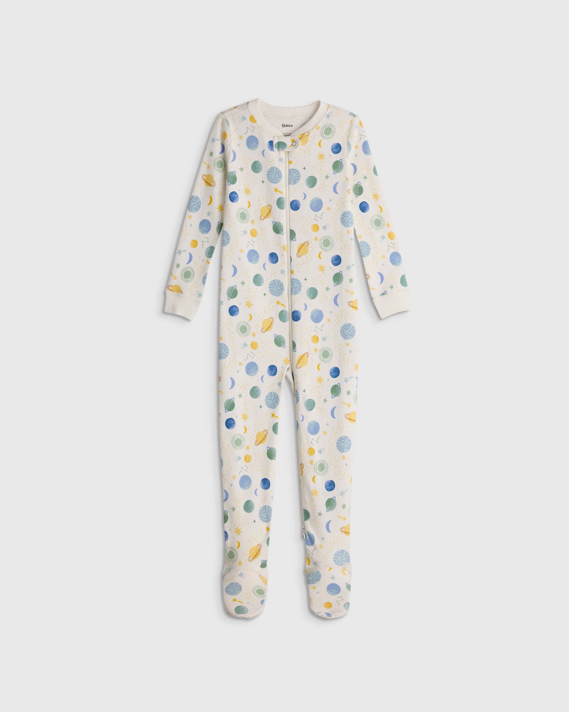 100% Organic Cotton Footie Pajama - thumbnail 4