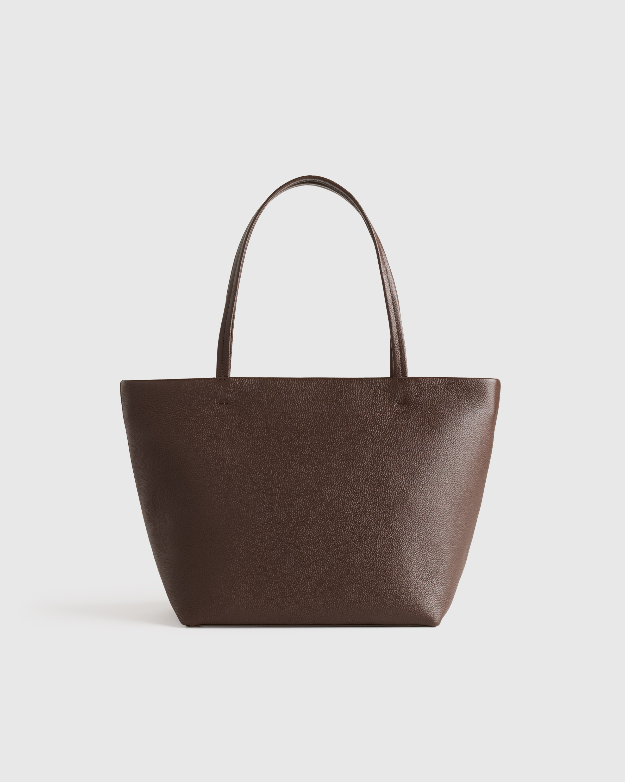 Italian Leather Soft Shopper Tote