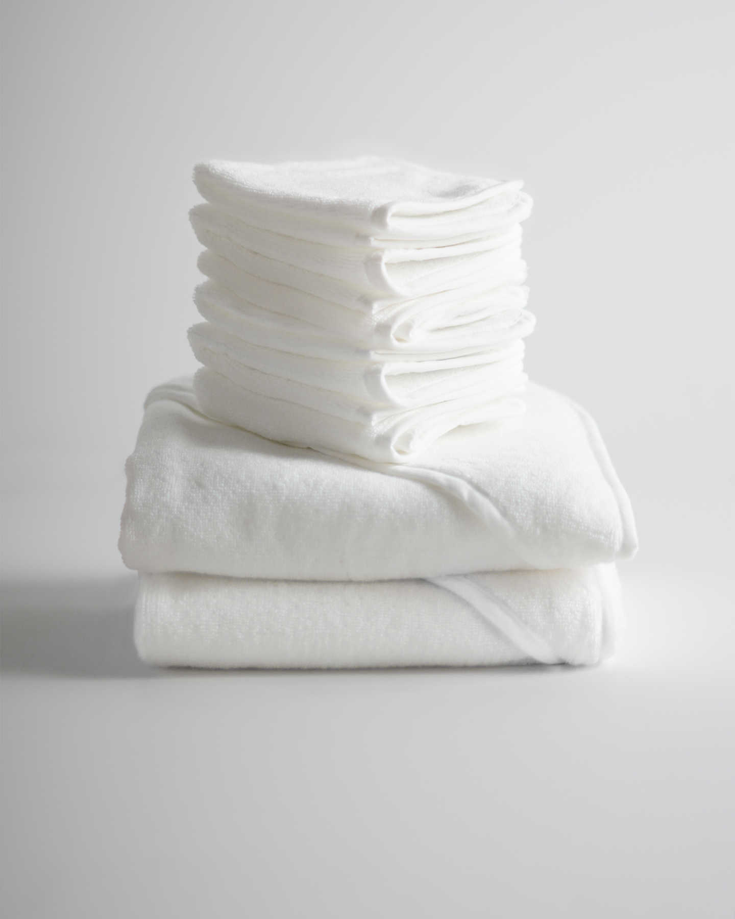 Organic Turkish Cotton Baby Bath Bundle - White