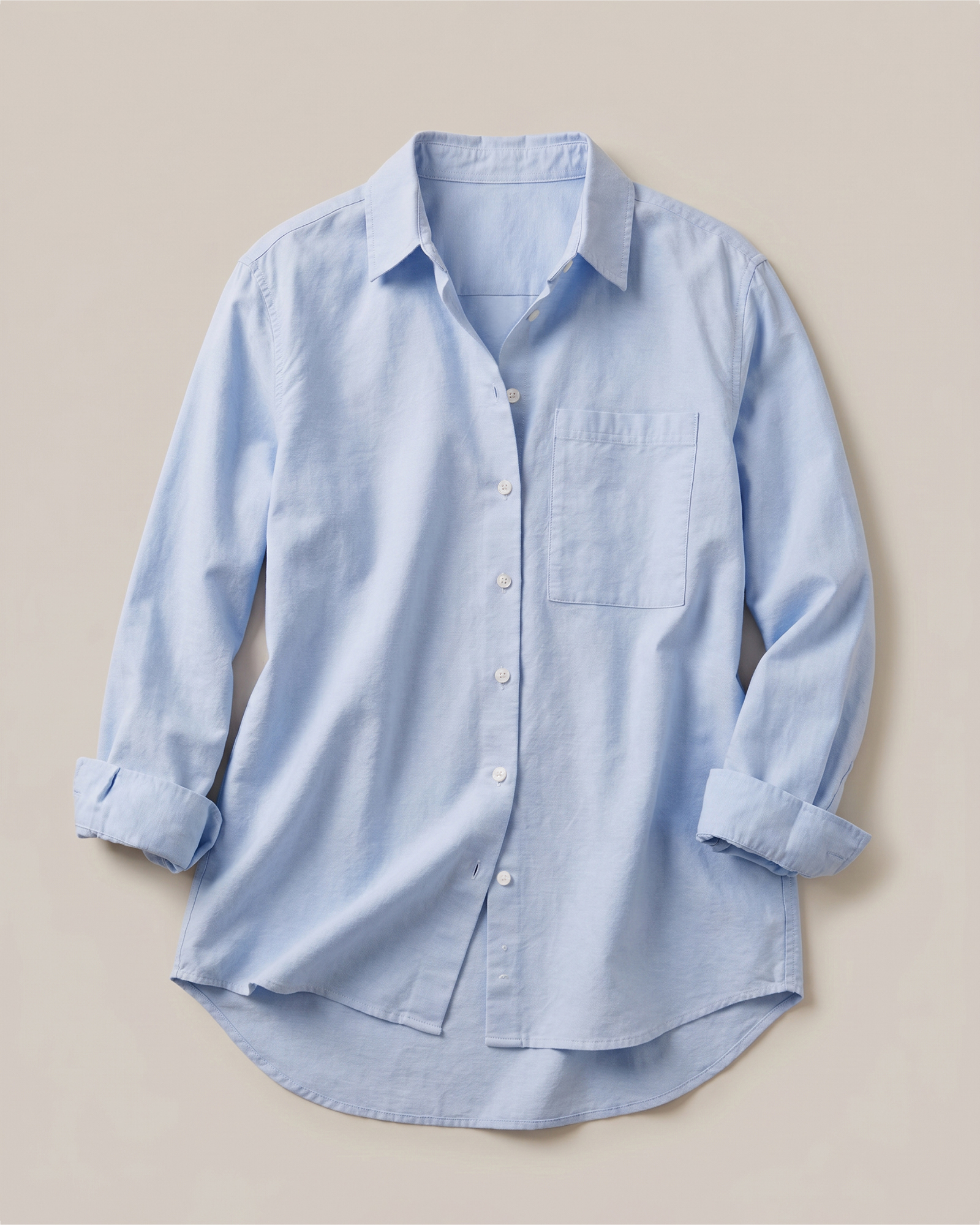 Organic Cotton Relaxed Oxford Shirt