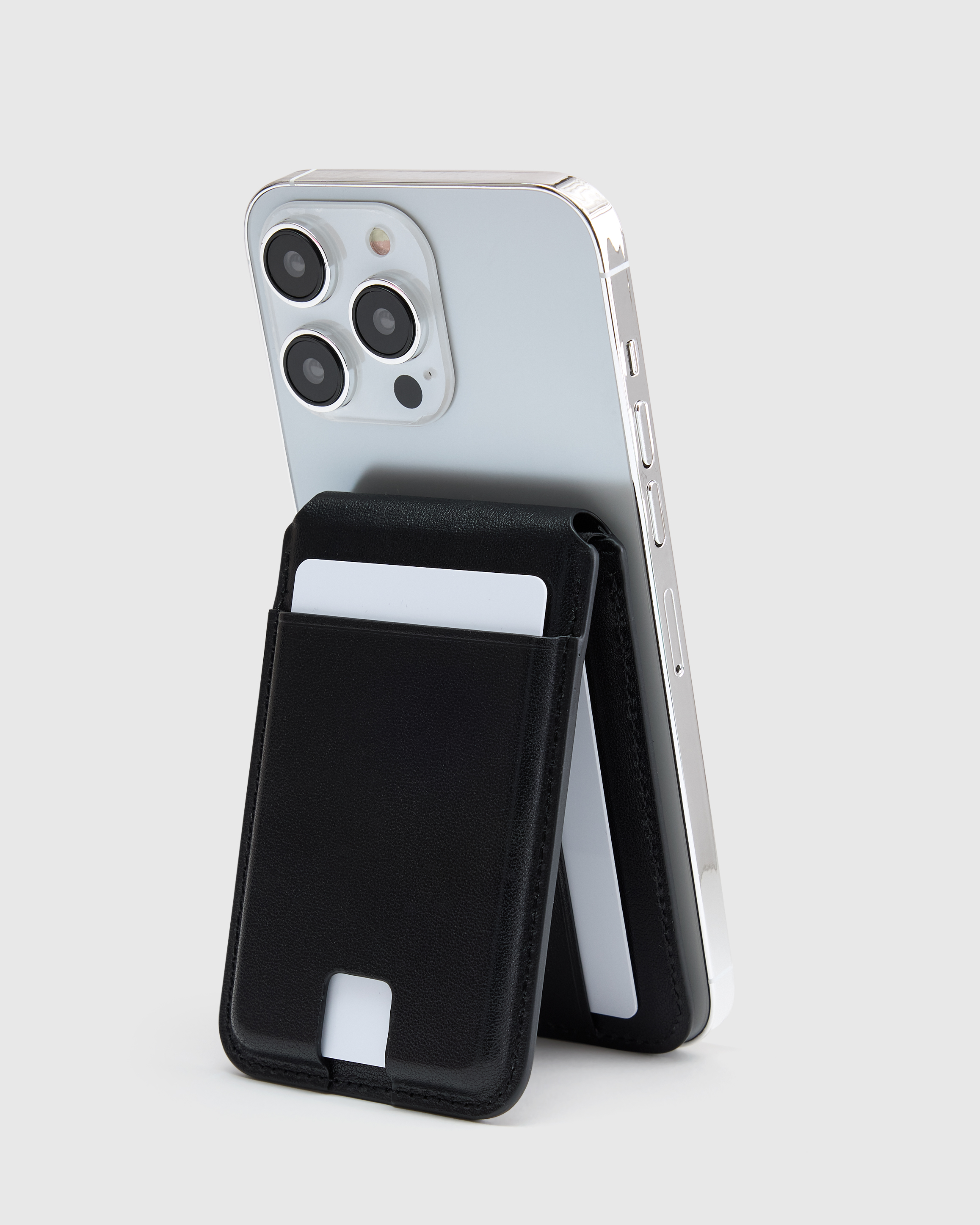 Leather MagSafe Wallet & Phone Stand