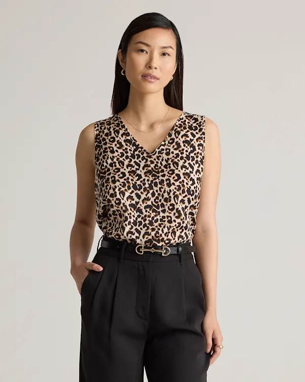 Washable Stretch Silk Tank