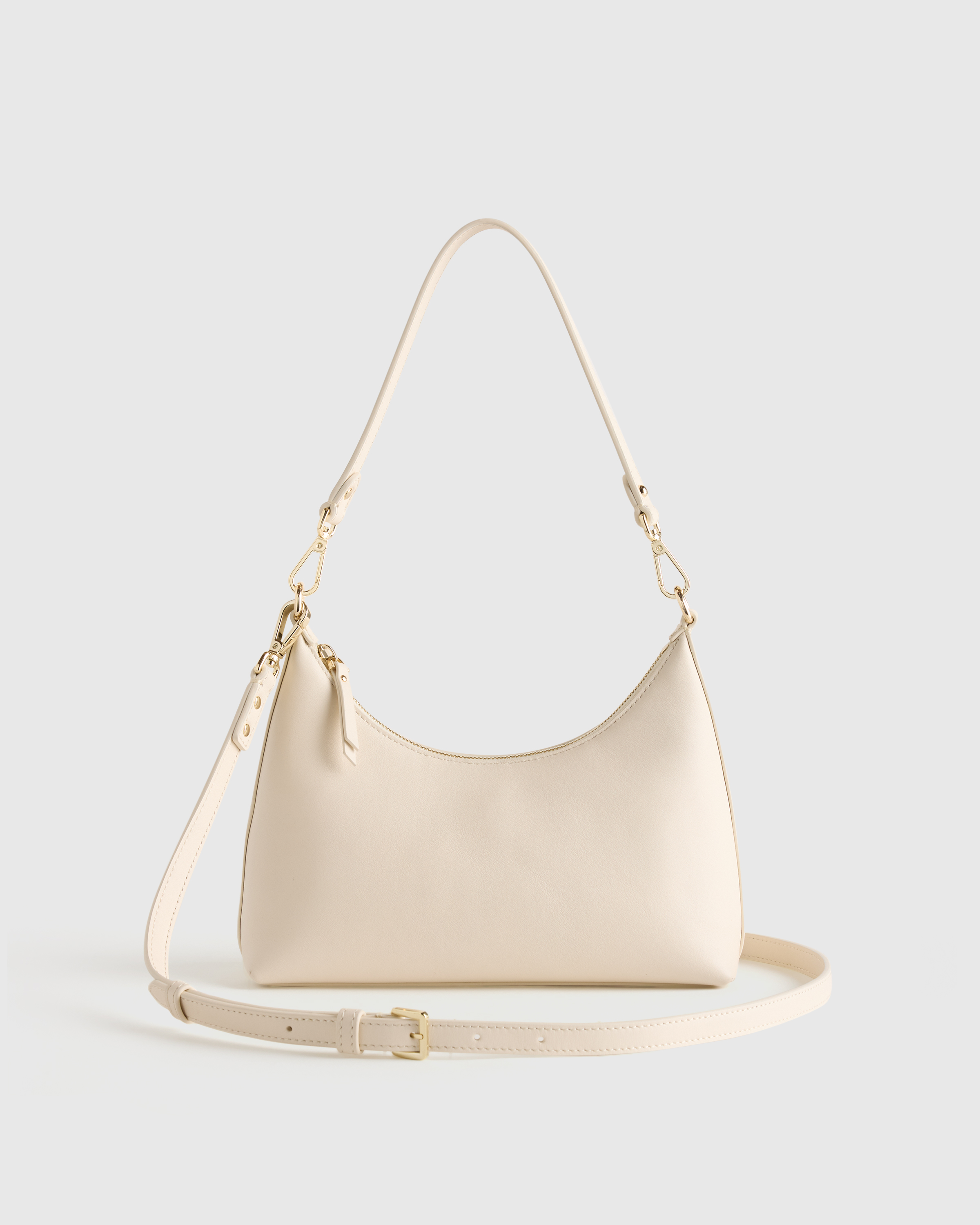 Blair Small Shoulder Bag in Soft Ivory