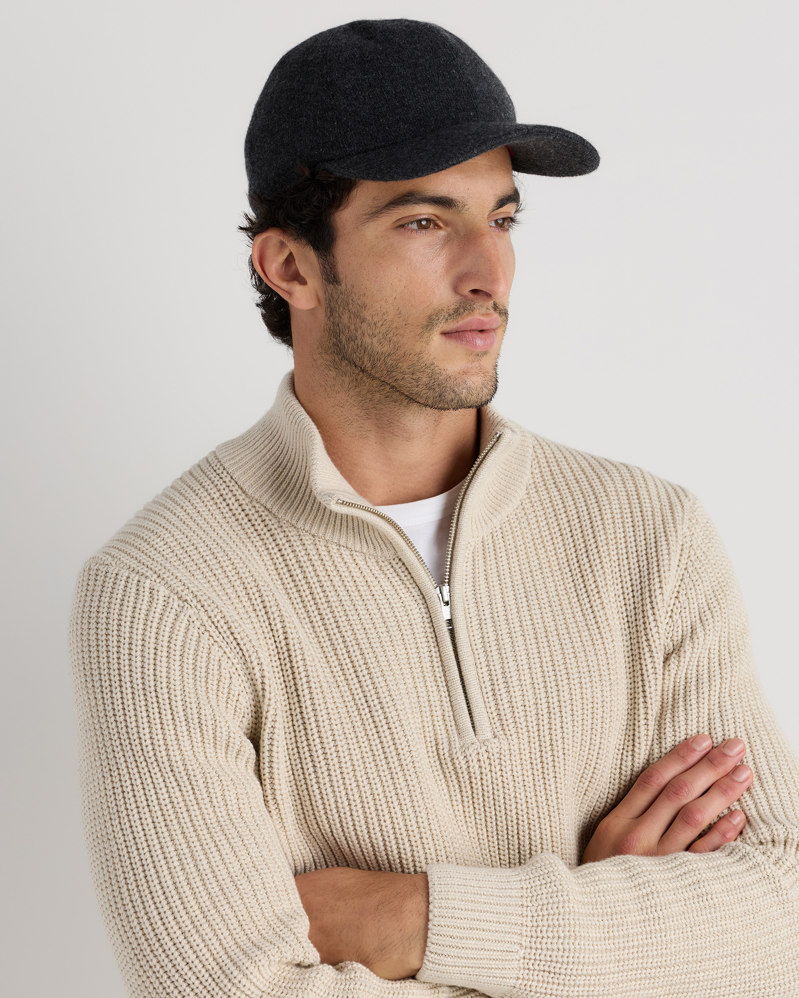 Cashmere Baseball Cap