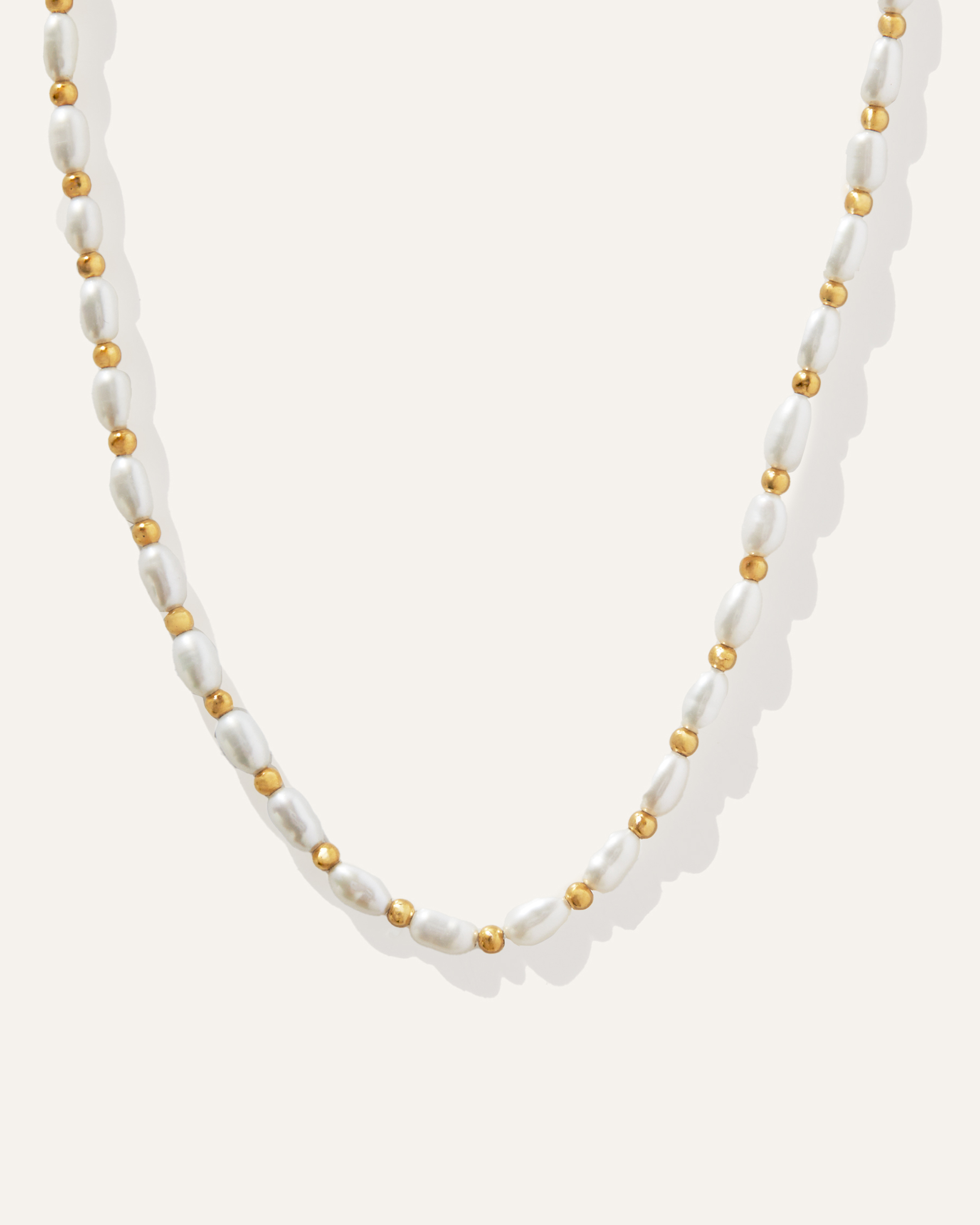 Seed Pearl Beaded Necklace