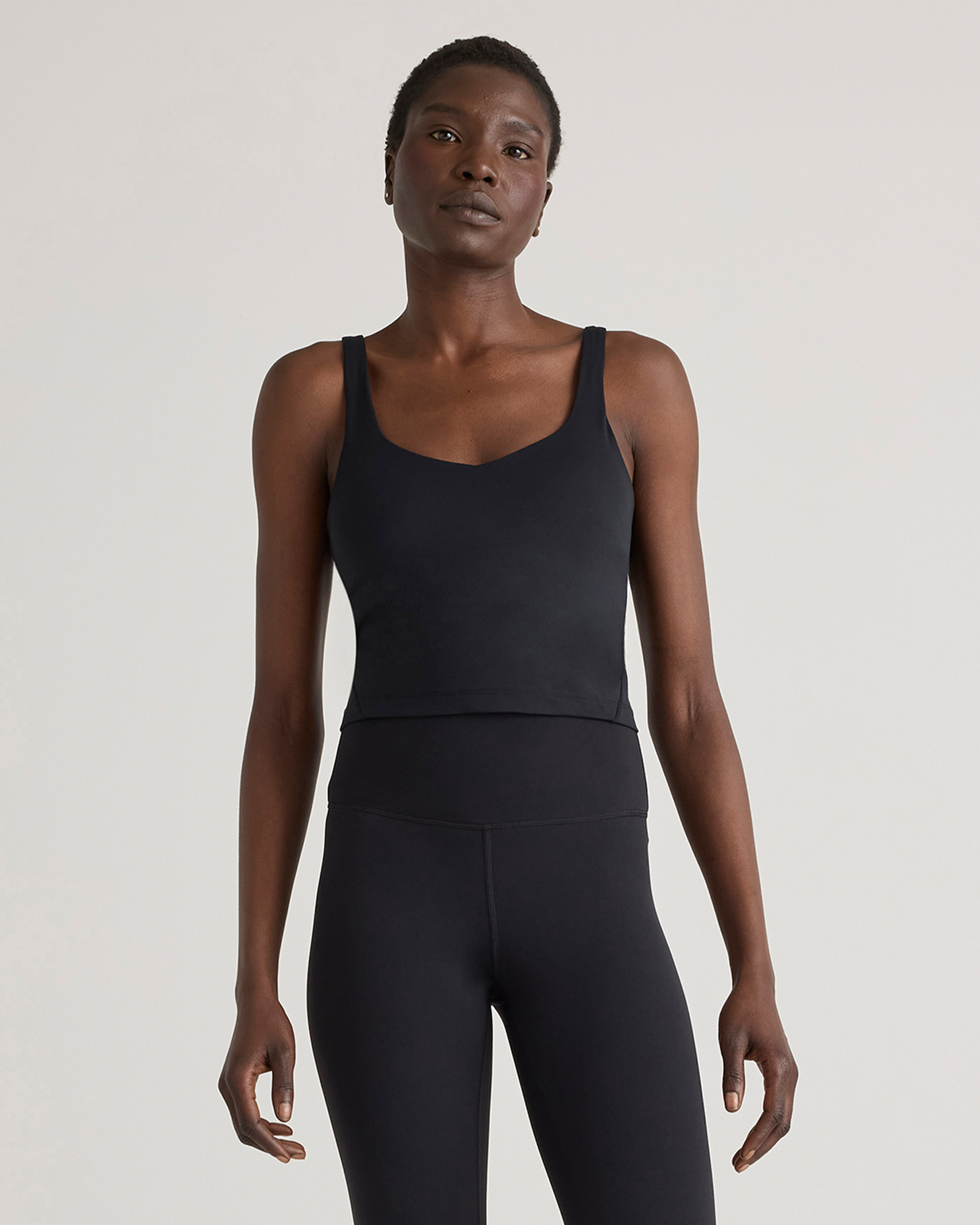 Ultra-Form V-Neck Cropped Tank