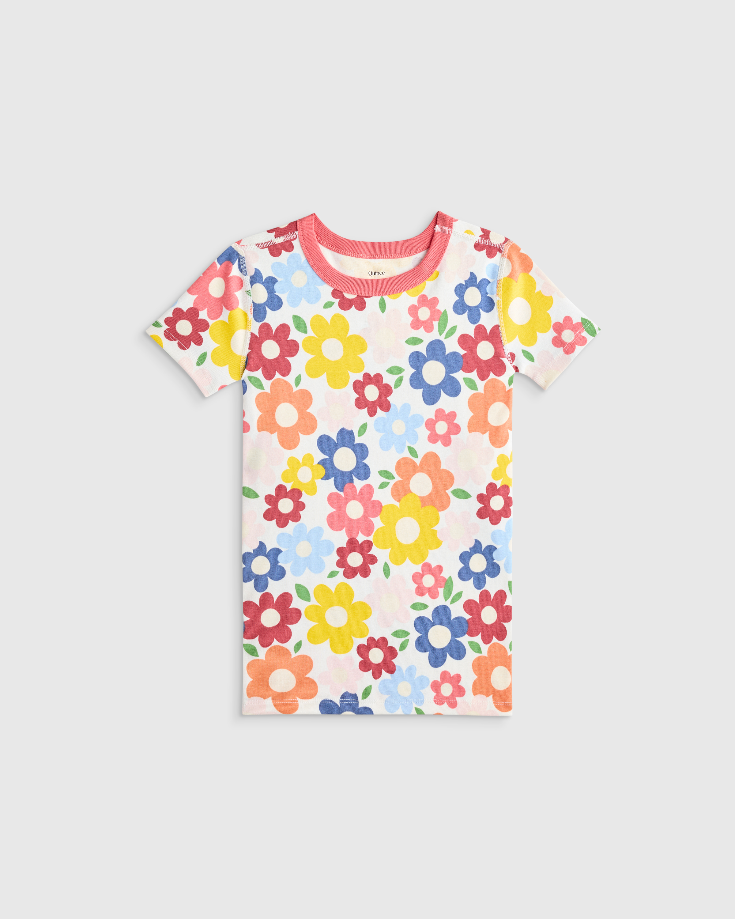 100% Organic Cotton Short Sleeve and Pant Pajama Set - thumbnail 2