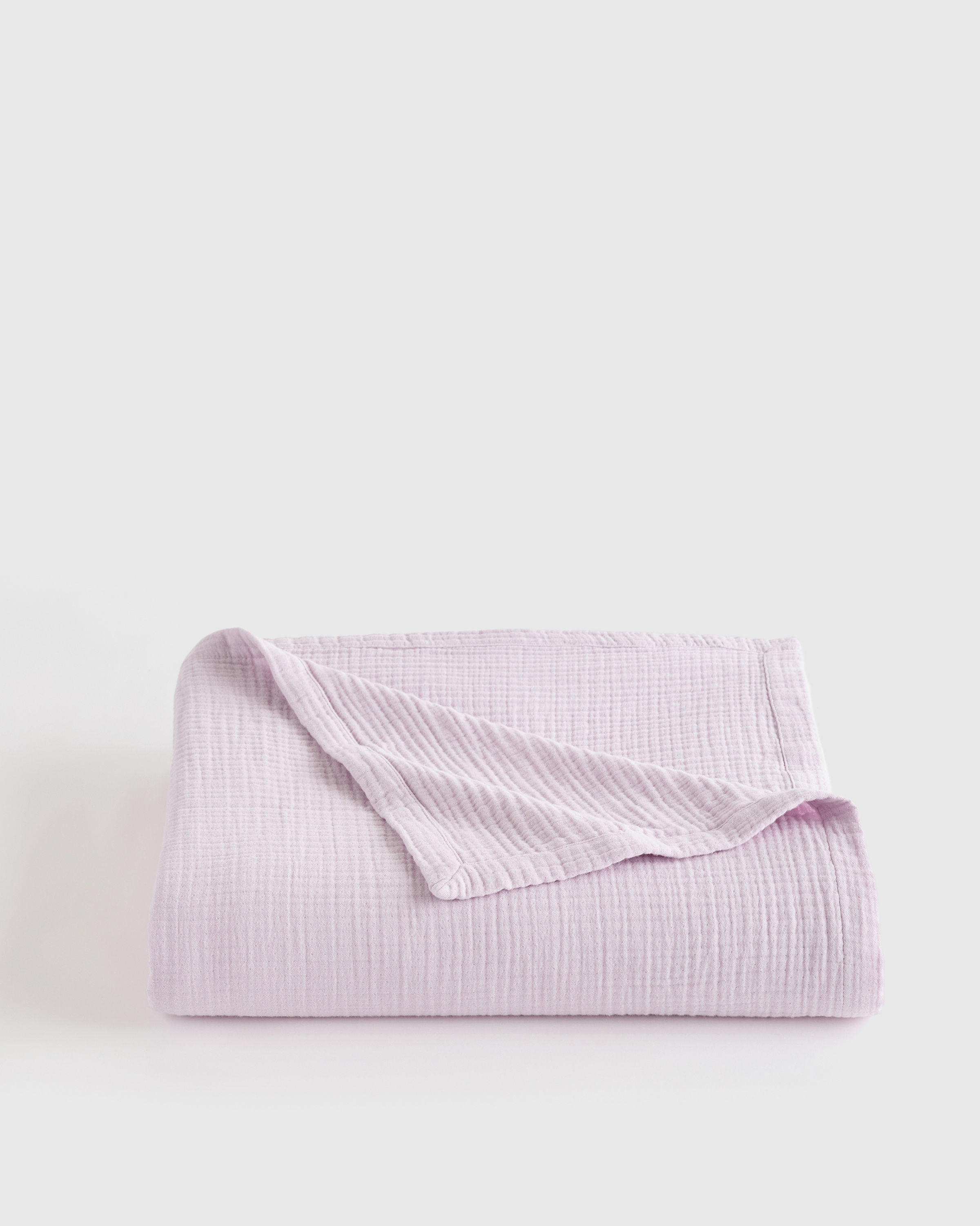 Organic Airy Gauze Blanket - Light Grey, King/Cal King